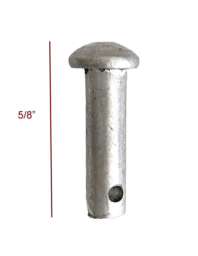AJ Tack Stainless Steel Spur Rowel Pins and Cotter Pins - 1 Set - Image 2