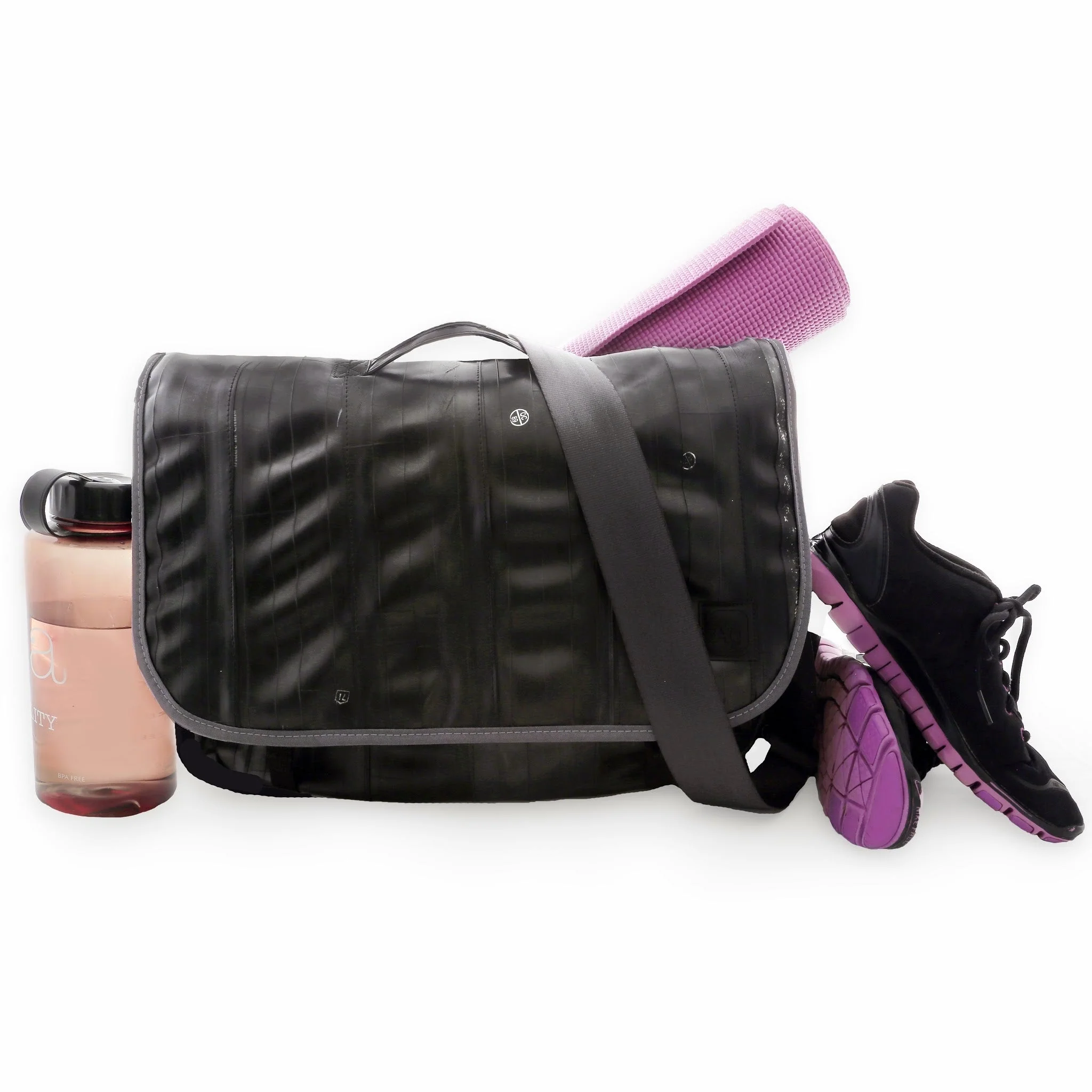 Alchemy Goods - Jefferson Messenger Bag - Black/Grey - Image 5