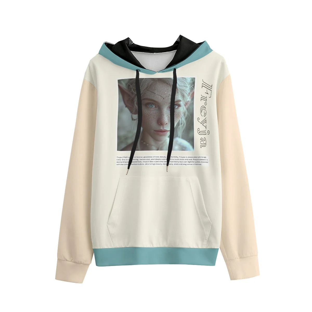 Frejya Unisex Cotton Pullover Hoodie - Image 2