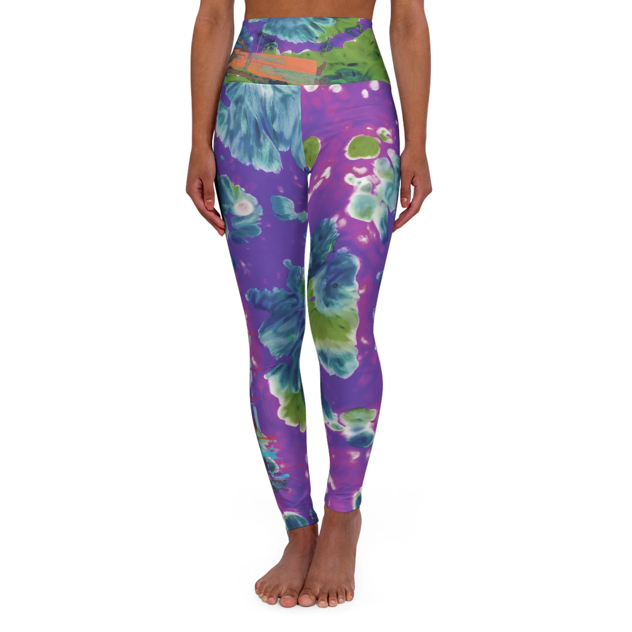 Amaru Khan Floral High Waisted Leggings - Image 5