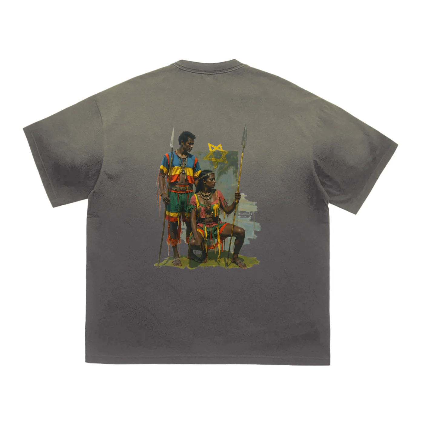 Amaru Khan Stars Cinco Dyed Gradient T-Shirt - Image 8