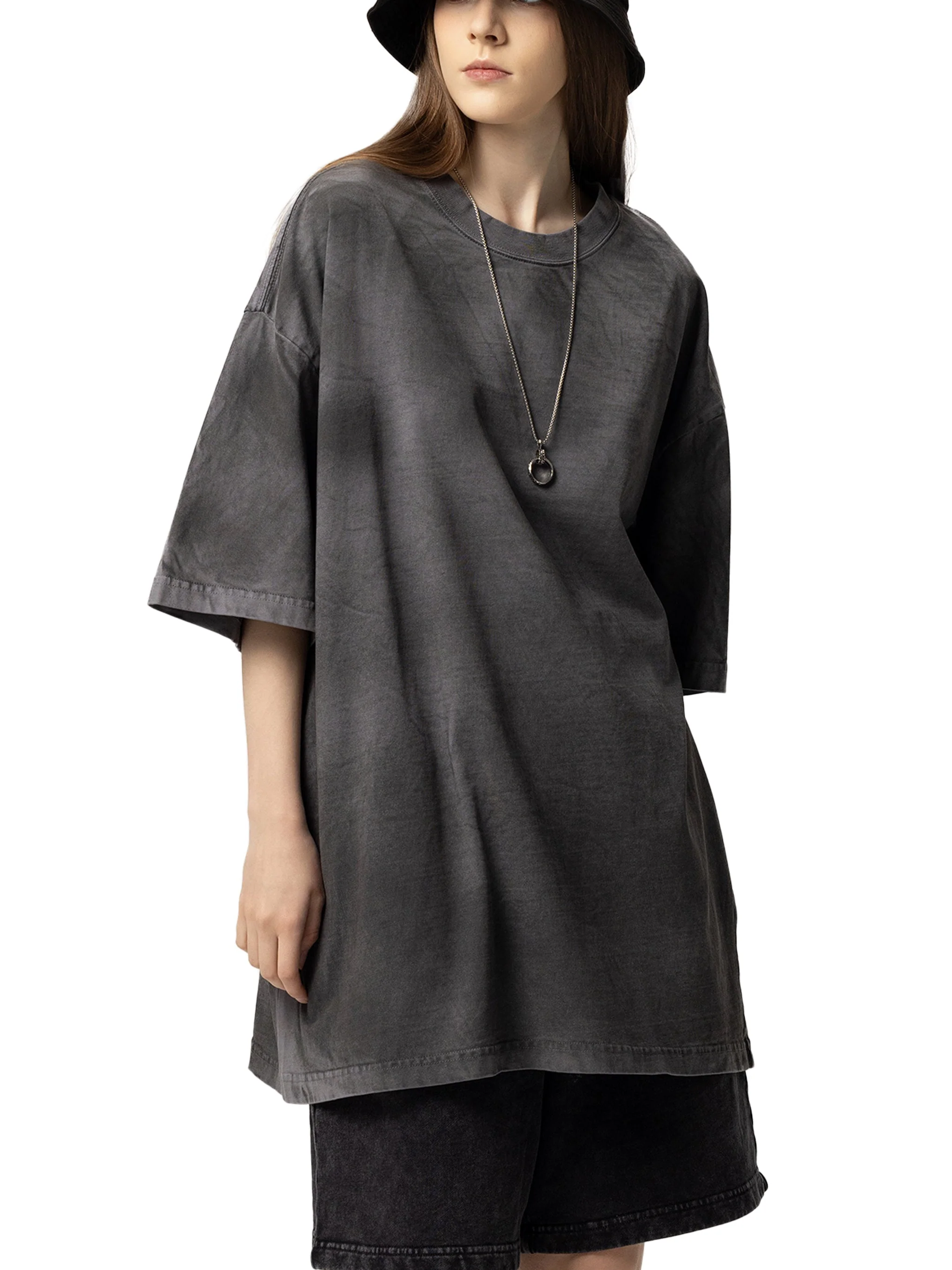 Amaru Khan Stars Dirty Washed T-shirt - Image 6