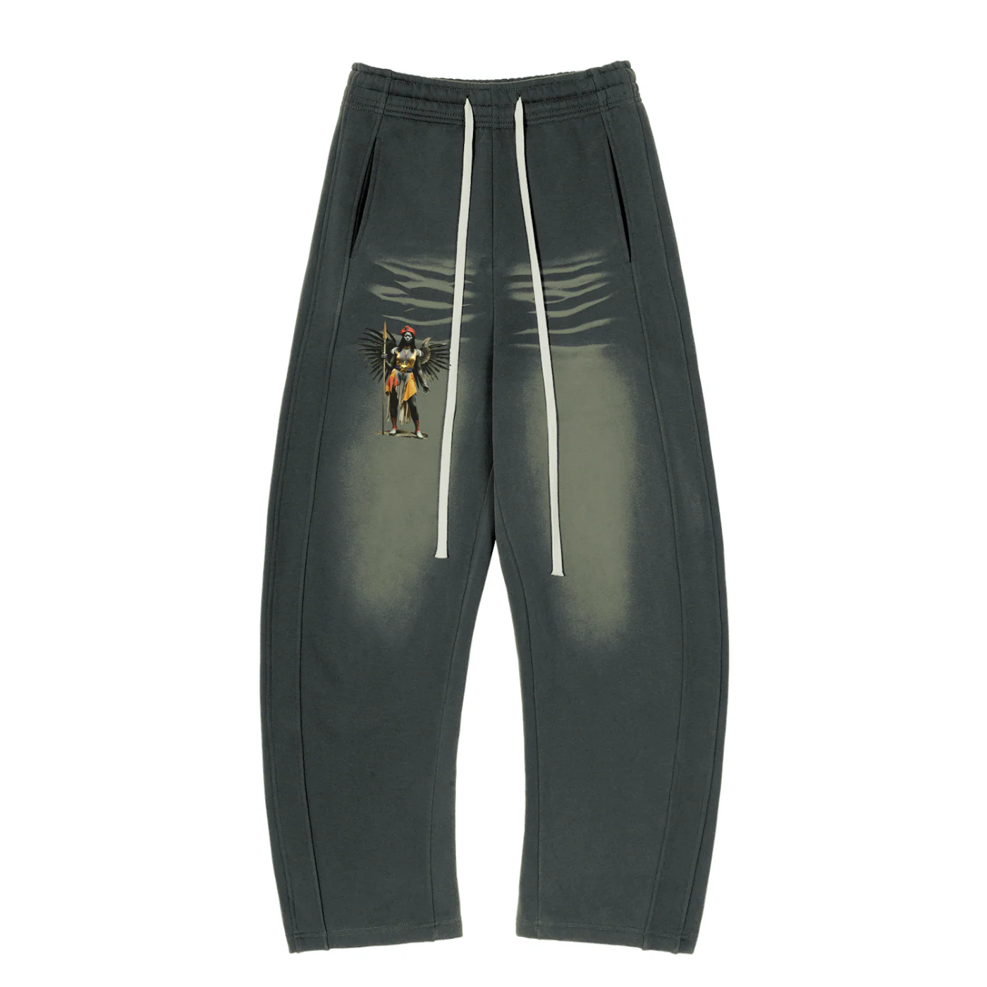 Amaru Khan Stars Sunfade Curved Blade Sweatpants - Image 4