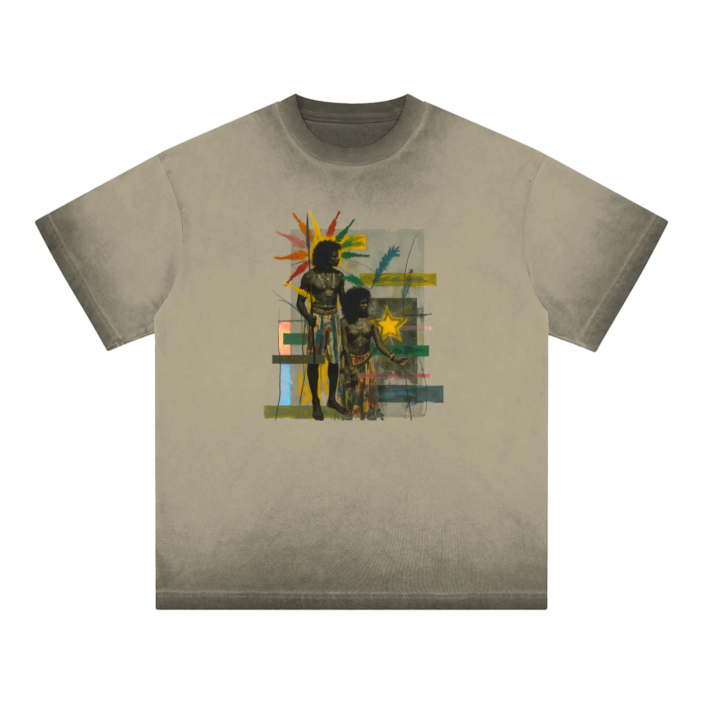 Amaru Khan Stars Truex Reverse Dyed T-shirt - Image 17