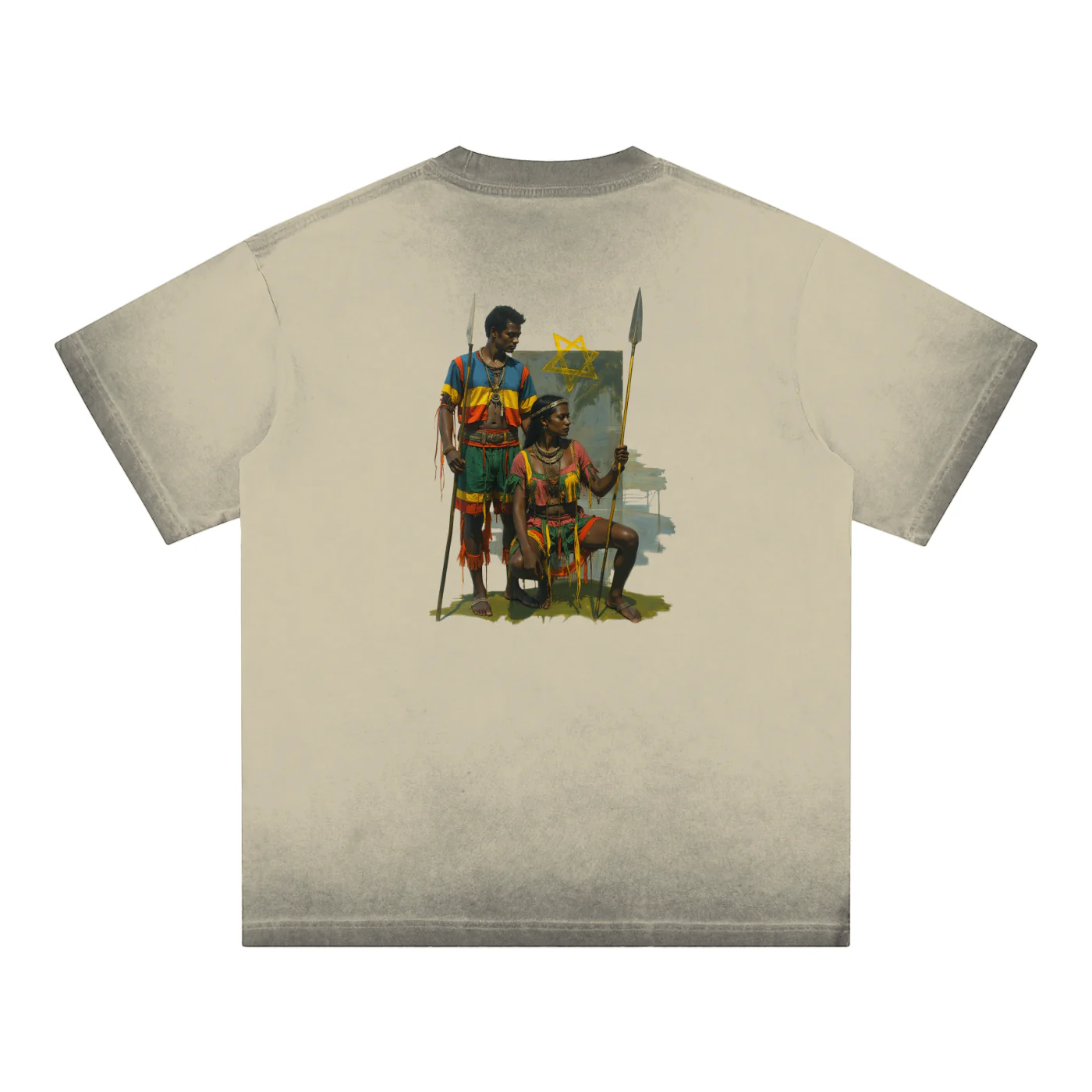Amaru Khan Stars Truex Reverse Dyed T-shirt - Image 5