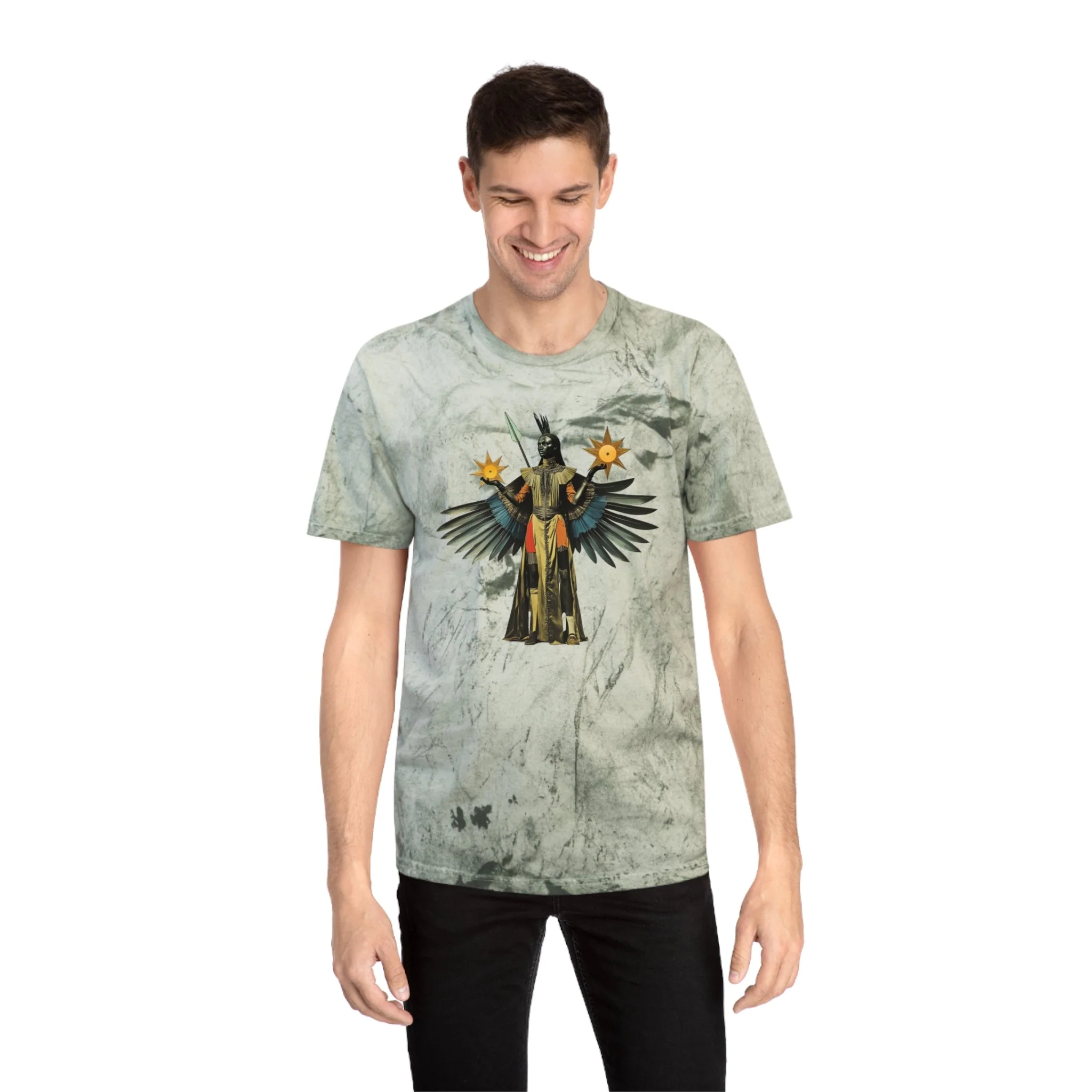 Amaru Khan Stars Unisex Color Blast T-Shirt - Image 21