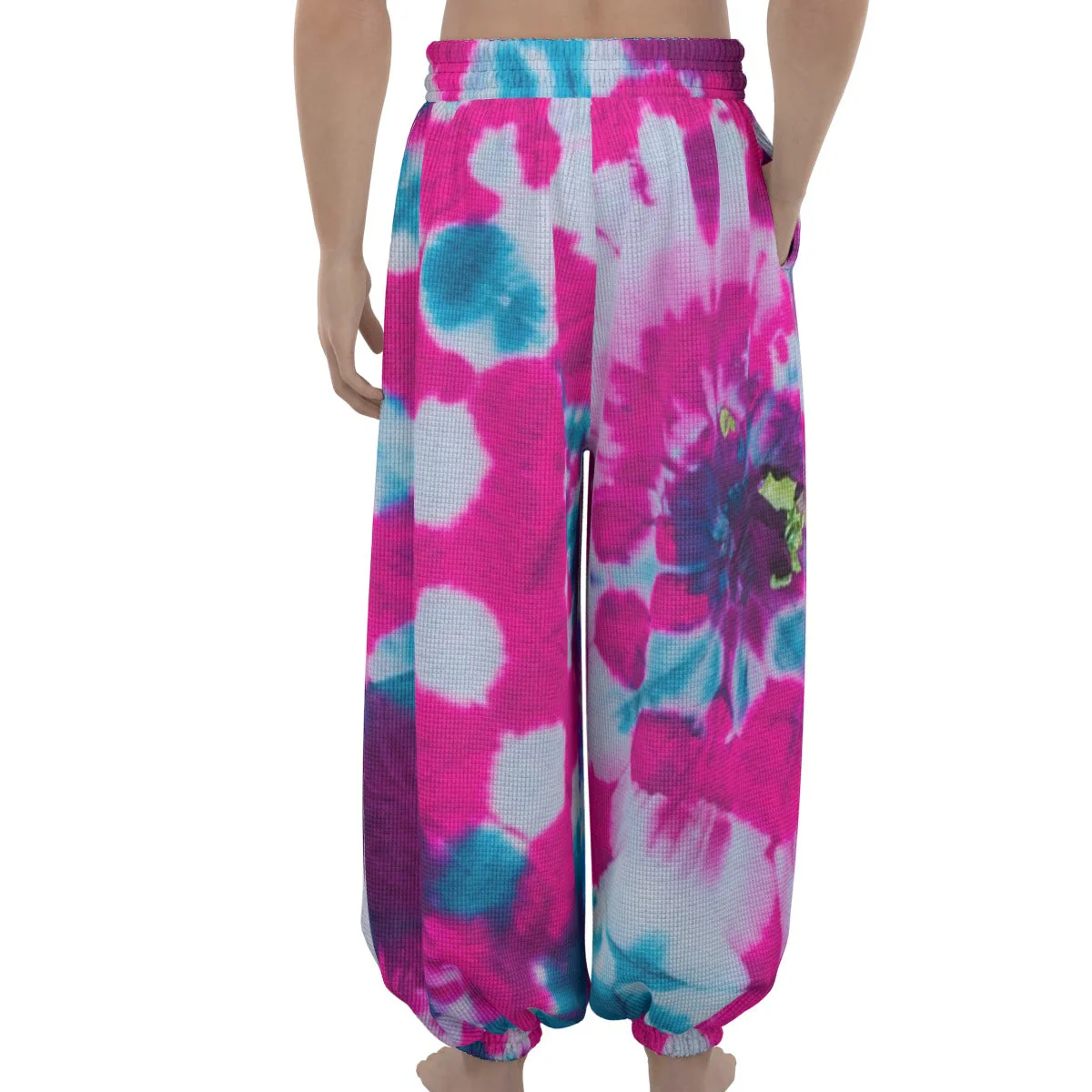 Amaru Khan Super Star Tye-Dye Unisex Lantern Pants - Image 4