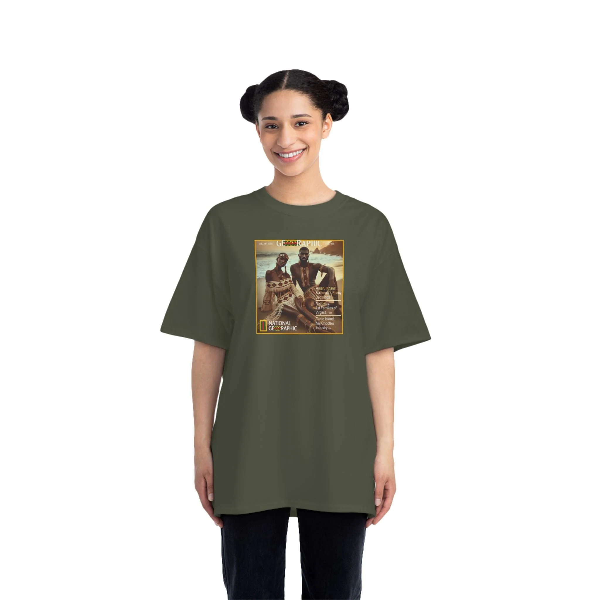 Amaru Khan Turtle Island Oversized Short-Sleeve T-Shirt - Image 20