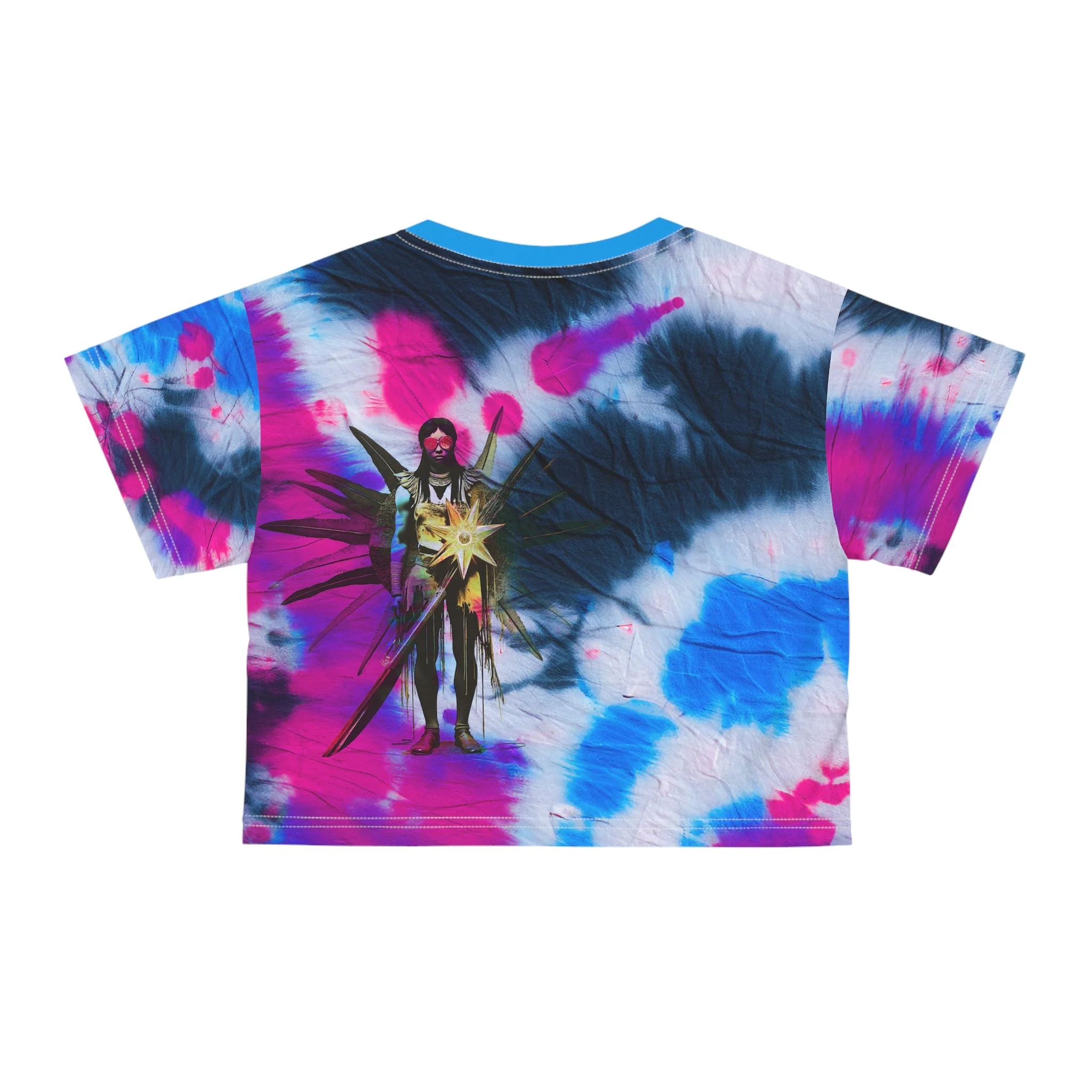 Amaru Khan Tye-Dye Crop Tee - Image 5