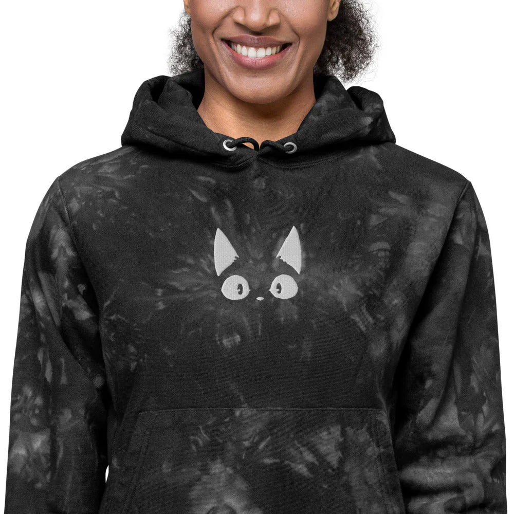 Amazed Cat Tie-Dye Hoodie - Image 2