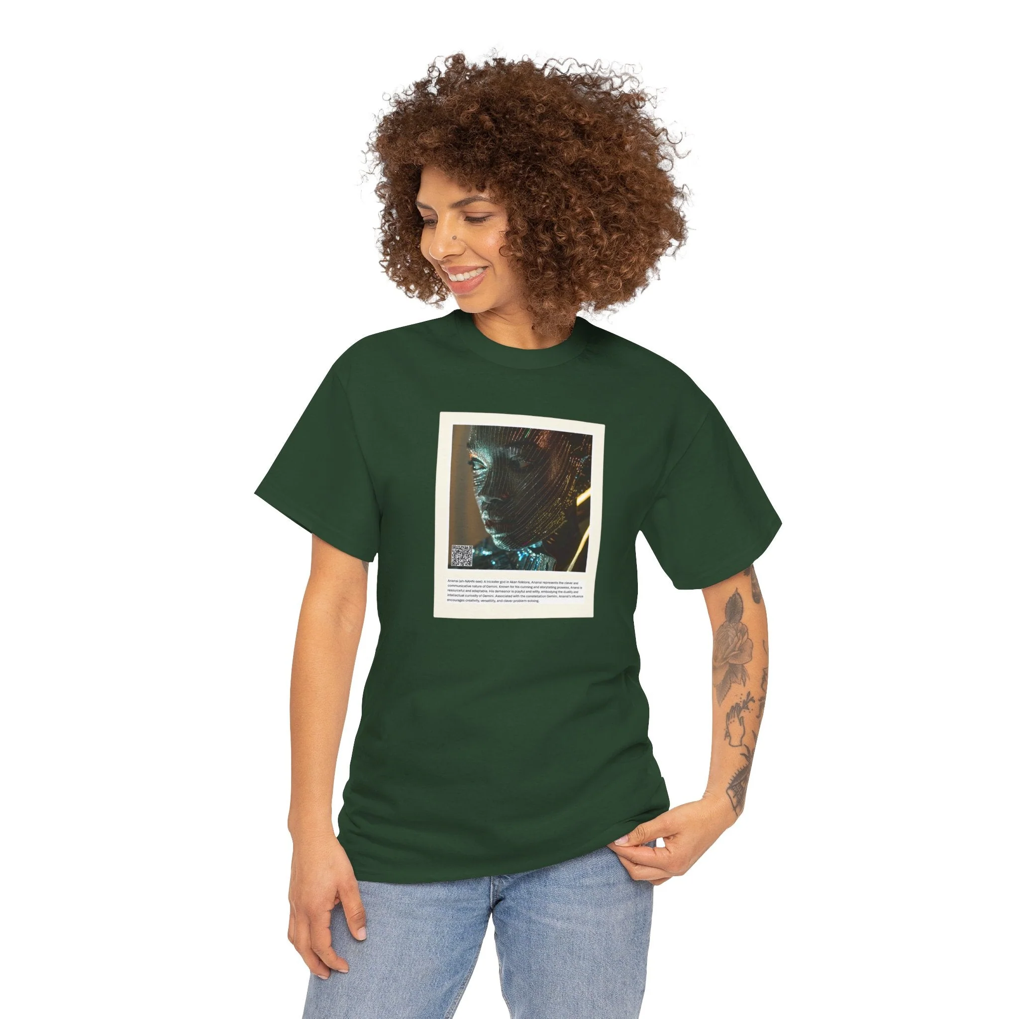 Anansi Aziza & Fae Unisex Heavy Cotton Tee - Image 108