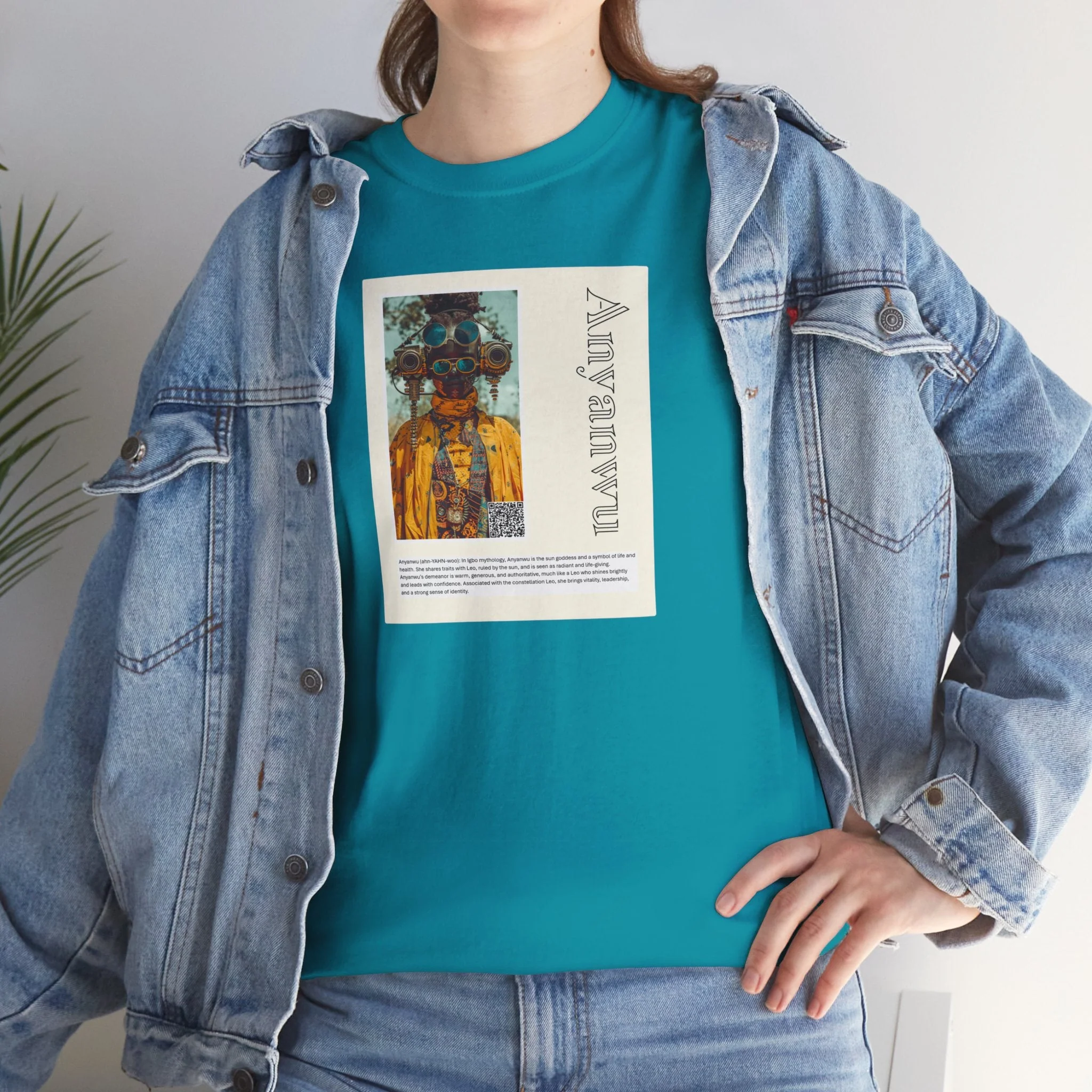 Anyanwu Aziza & Fae Unisex Heavy Cotton Tee - Image 75