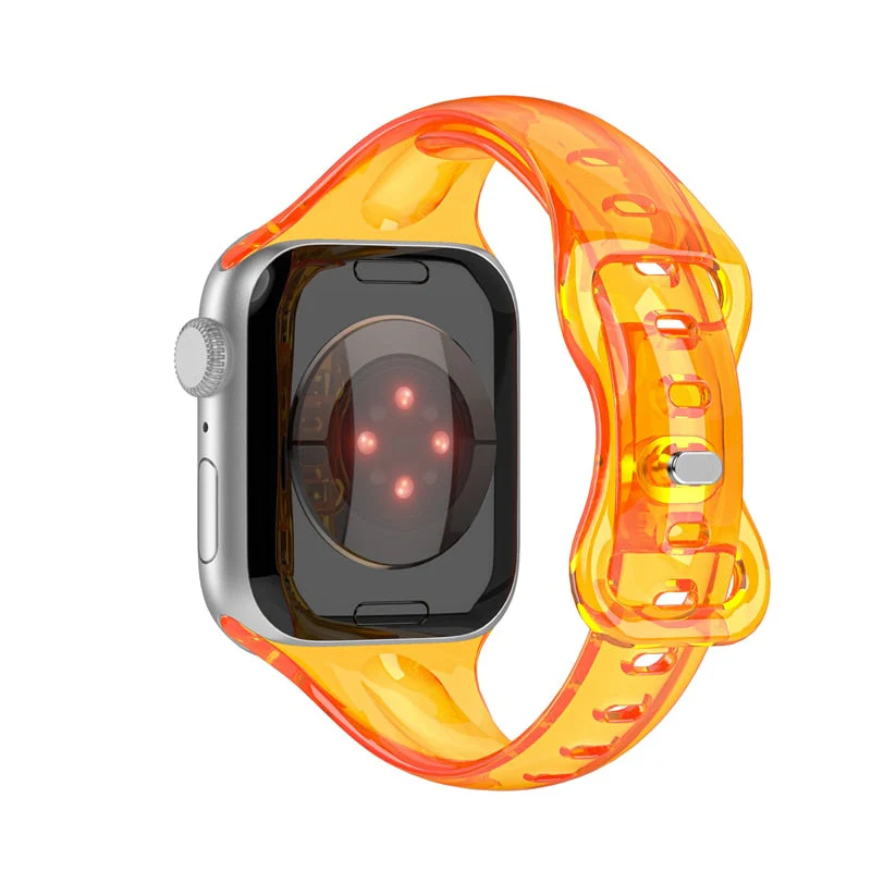 Apple Watch Slim Transparent Strap Series 11/10/9/8/7/6/5/4/ SE / Ultra 1/2/3 - Image 3