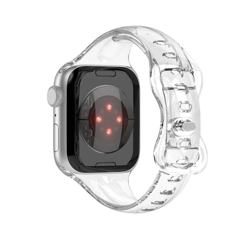 Apple Watch Slim Transparent Strap Series 11/10/9/8/7/6/5/4/ SE / Ultra 1/2/3 - Image 4