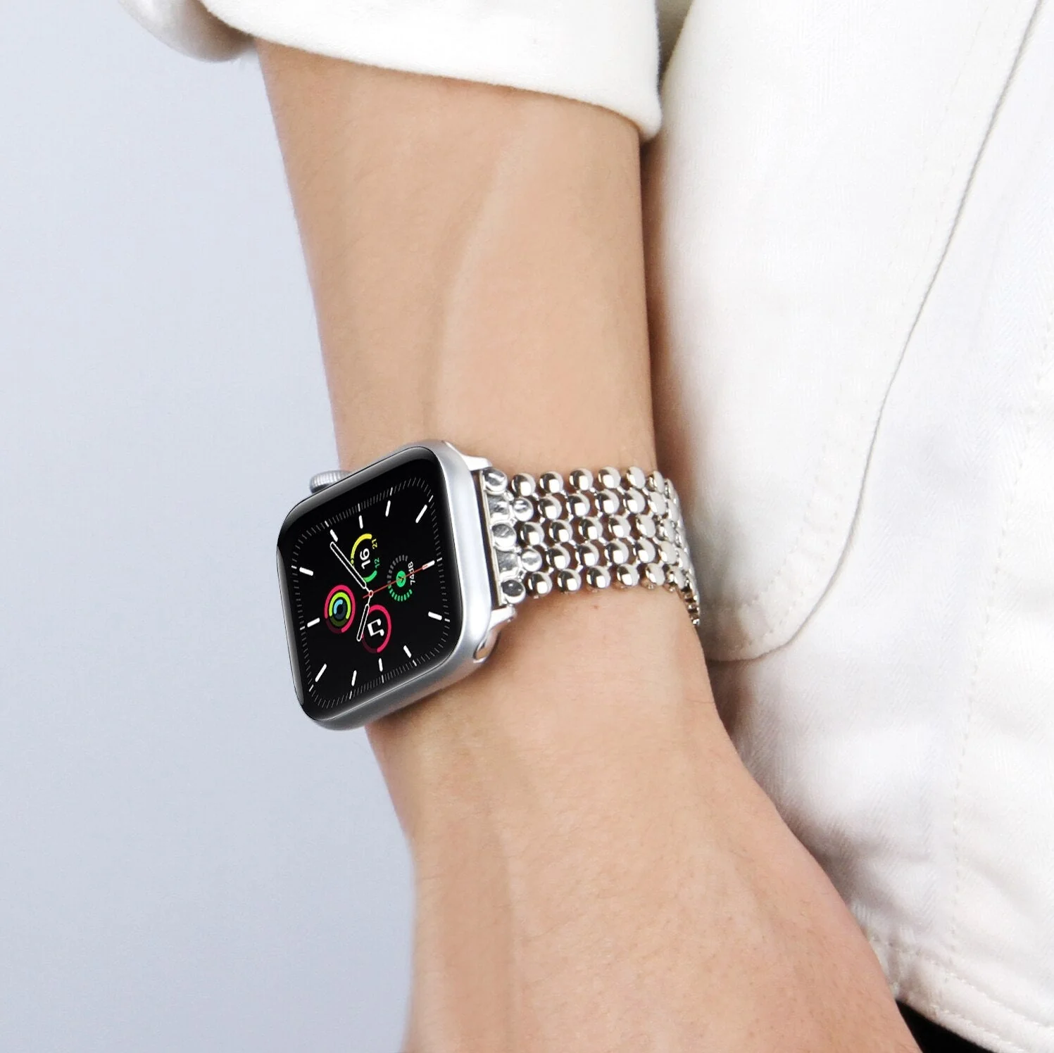 Apple Watch Steel Bracelet/Strap Series 11/10/9/8/7/6/5/4/ SE / Ultra 1/2/3 - Image 5