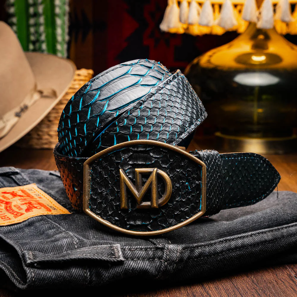 Arkansas Belt Black / Blue - Image 5