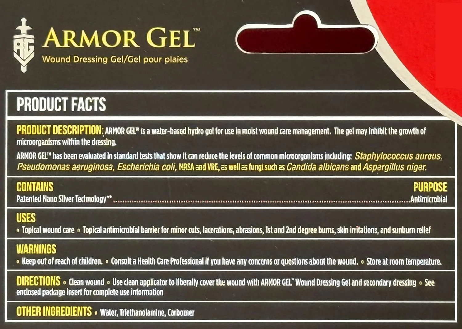 Armor Gel Wound Dressing Gel - Image 3