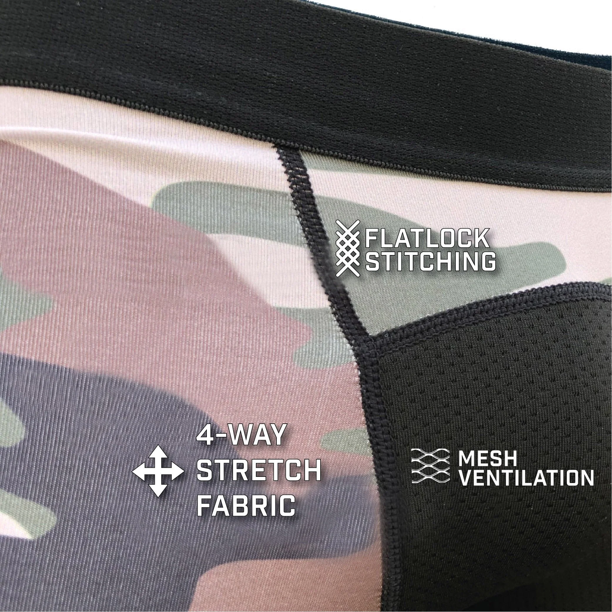 Army Camo Compression Tights - Image 3