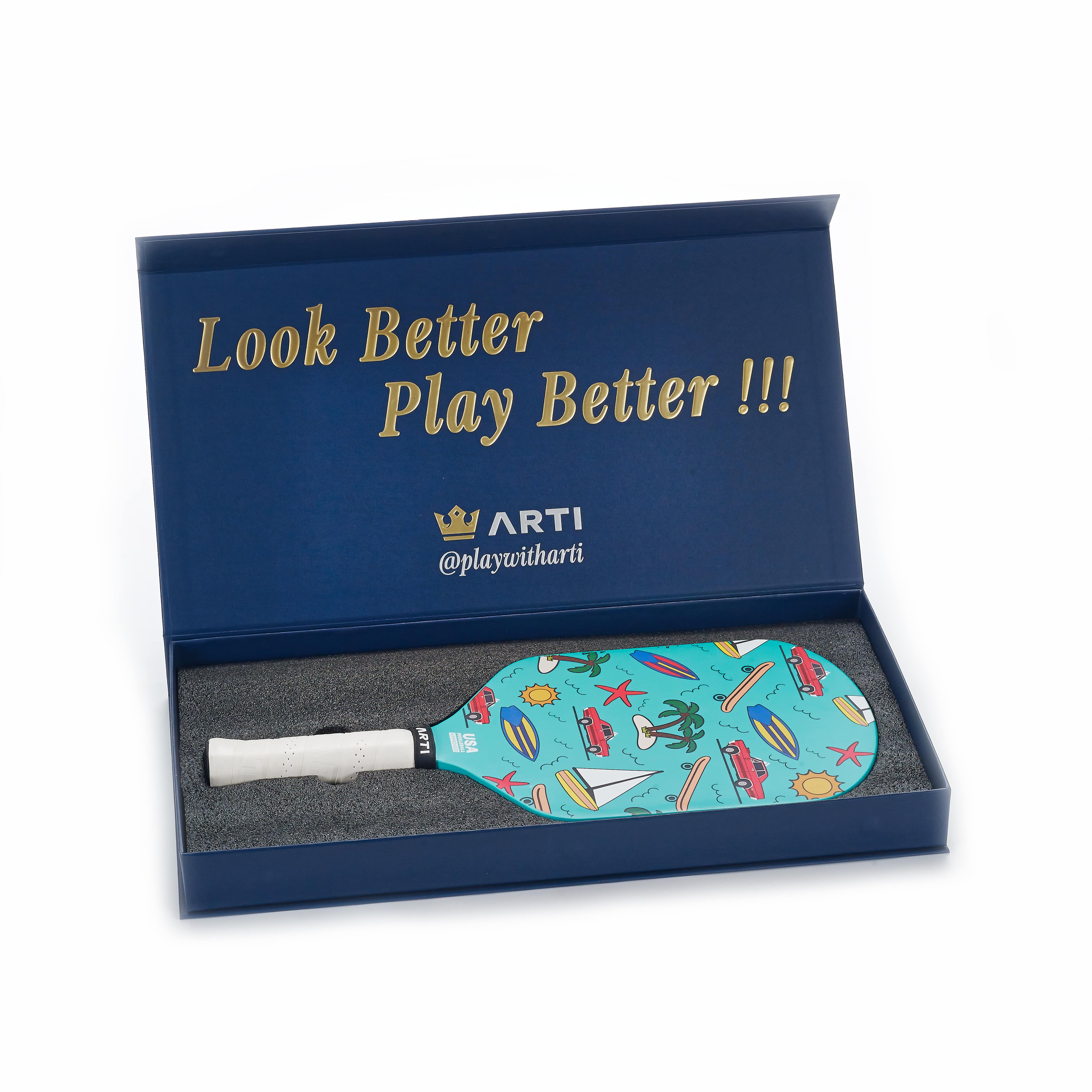 ARTI 16mm Carbon Fiber "CALIFORNIA" Pickleball Paddle - Image 3