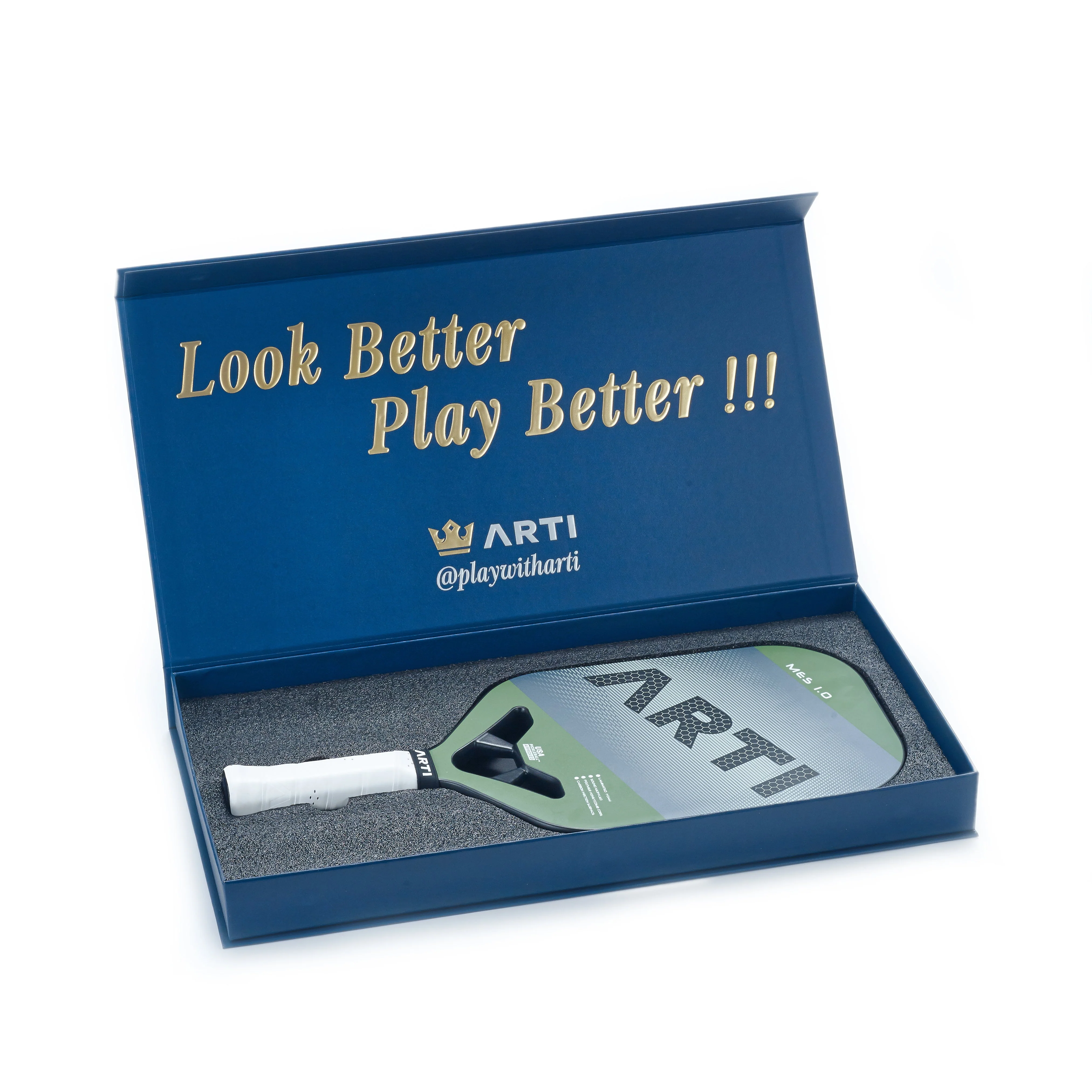 ARTI 14mm Carbon Fiber "MASTERY ELITE 1.0" Pickleball Paddle - Image 31