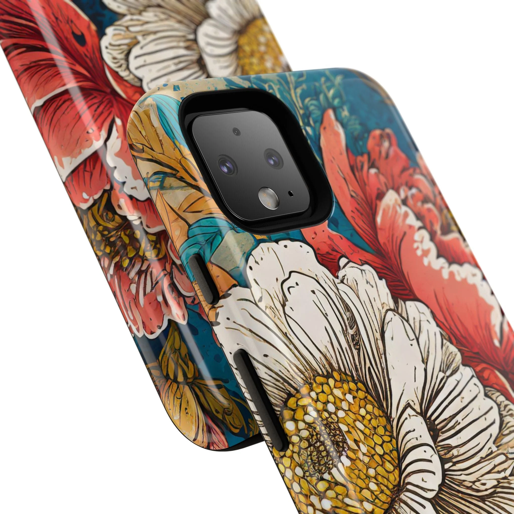 Artistic Floral Tough Phone Case - Image 115