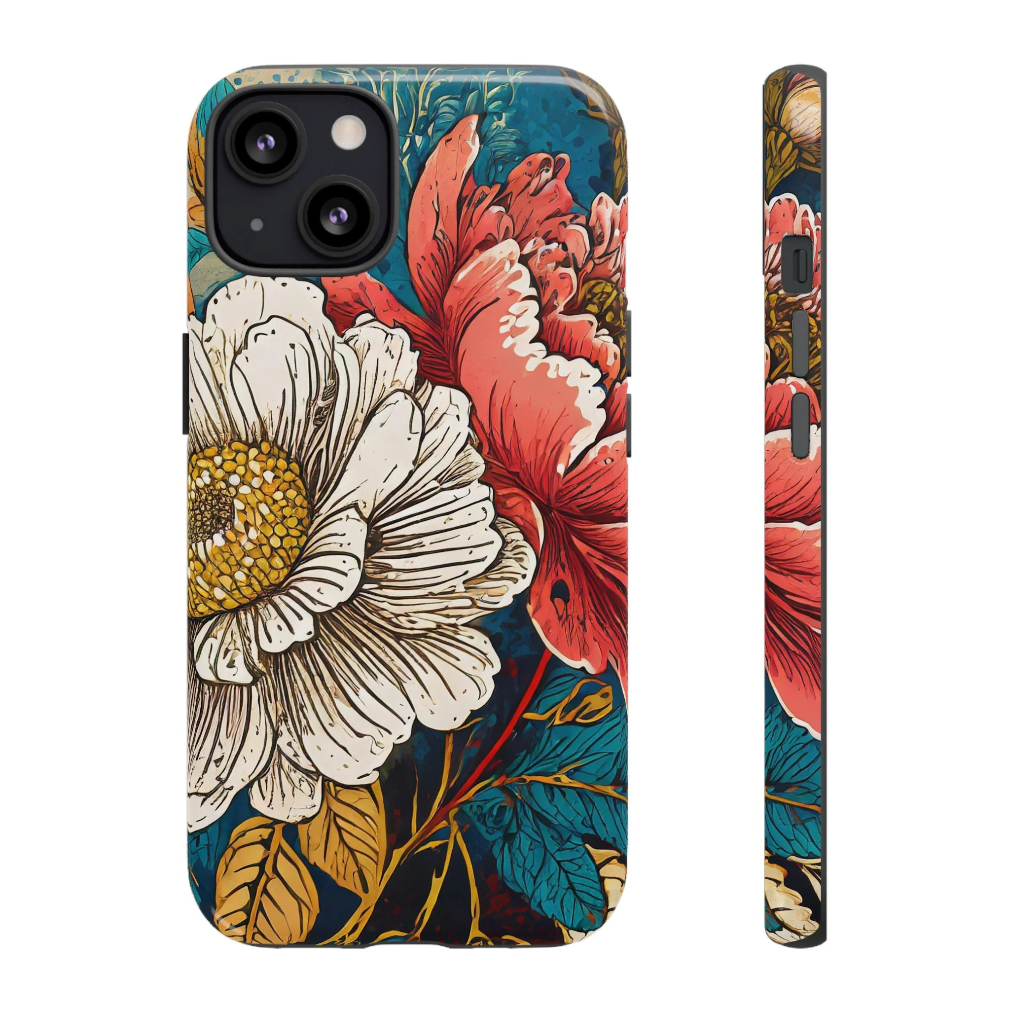 Artistic Floral Tough Phone Case - Image 17