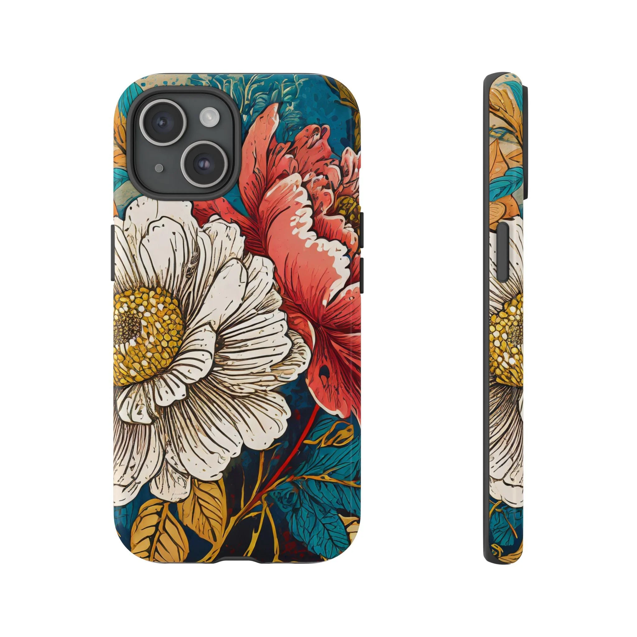 Artistic Floral Tough Phone Case - Image 33
