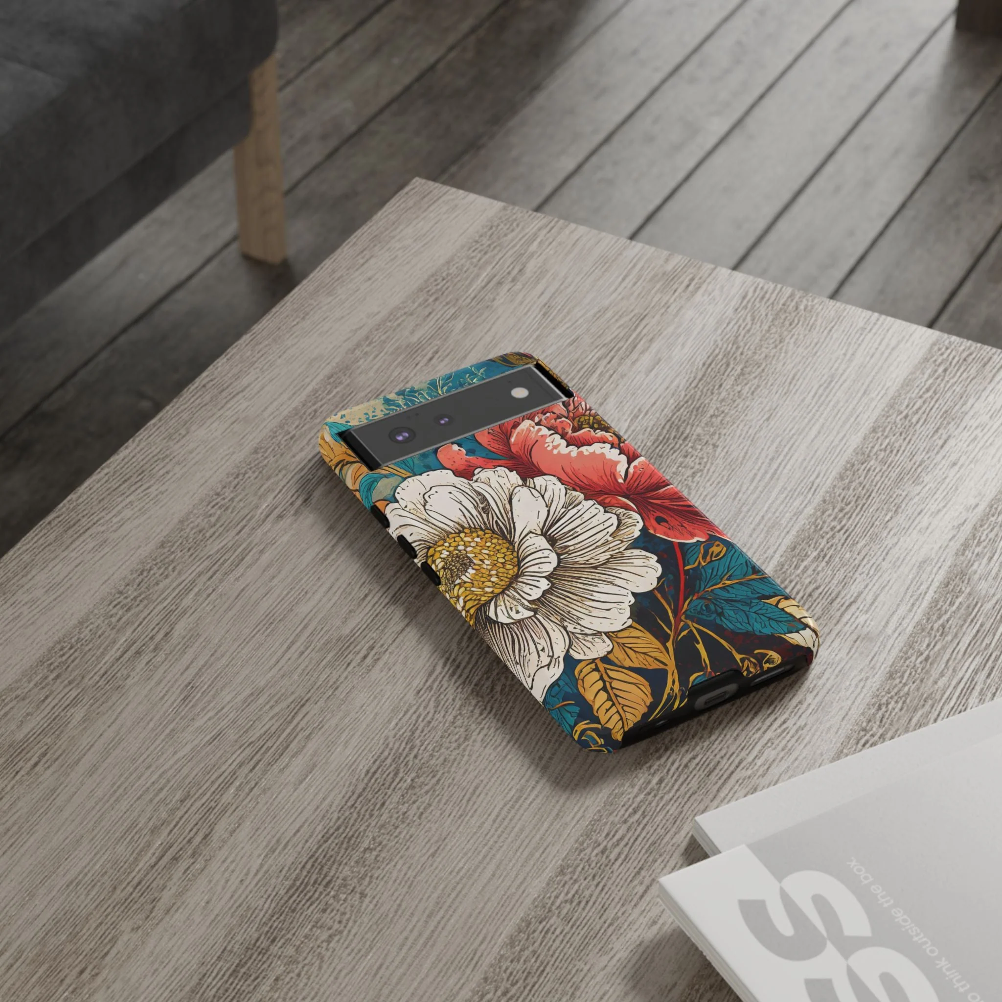 Artistic Floral Tough Phone Case - Image 59