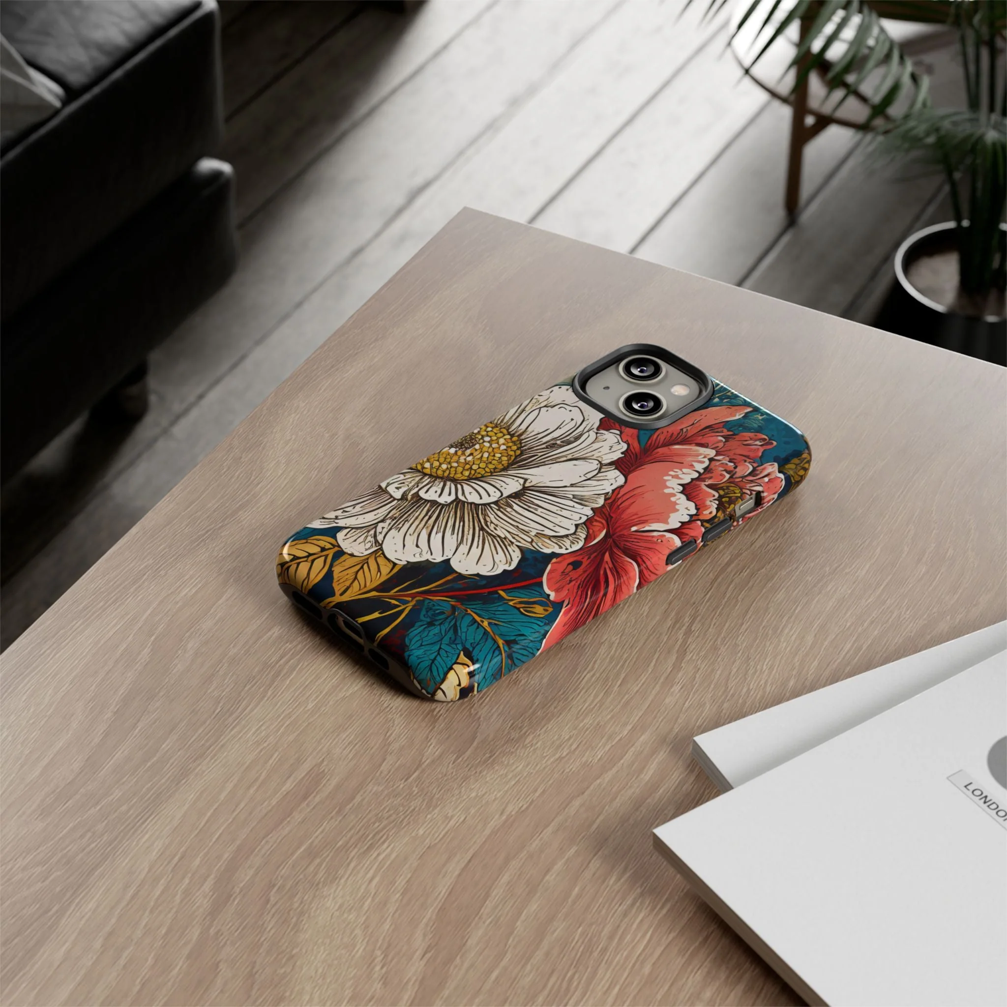 Artistic Floral Tough Phone Case - Image 65