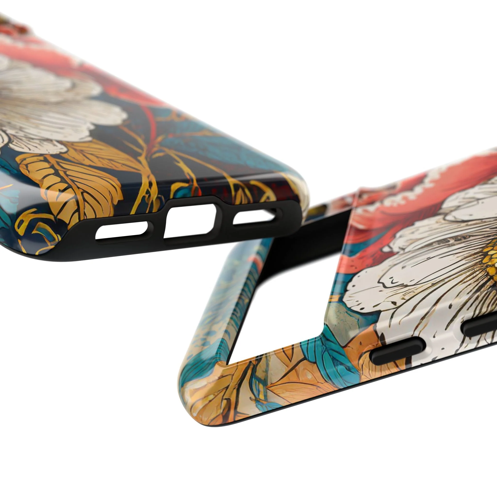 Artistic Floral Tough Phone Case - Image 92