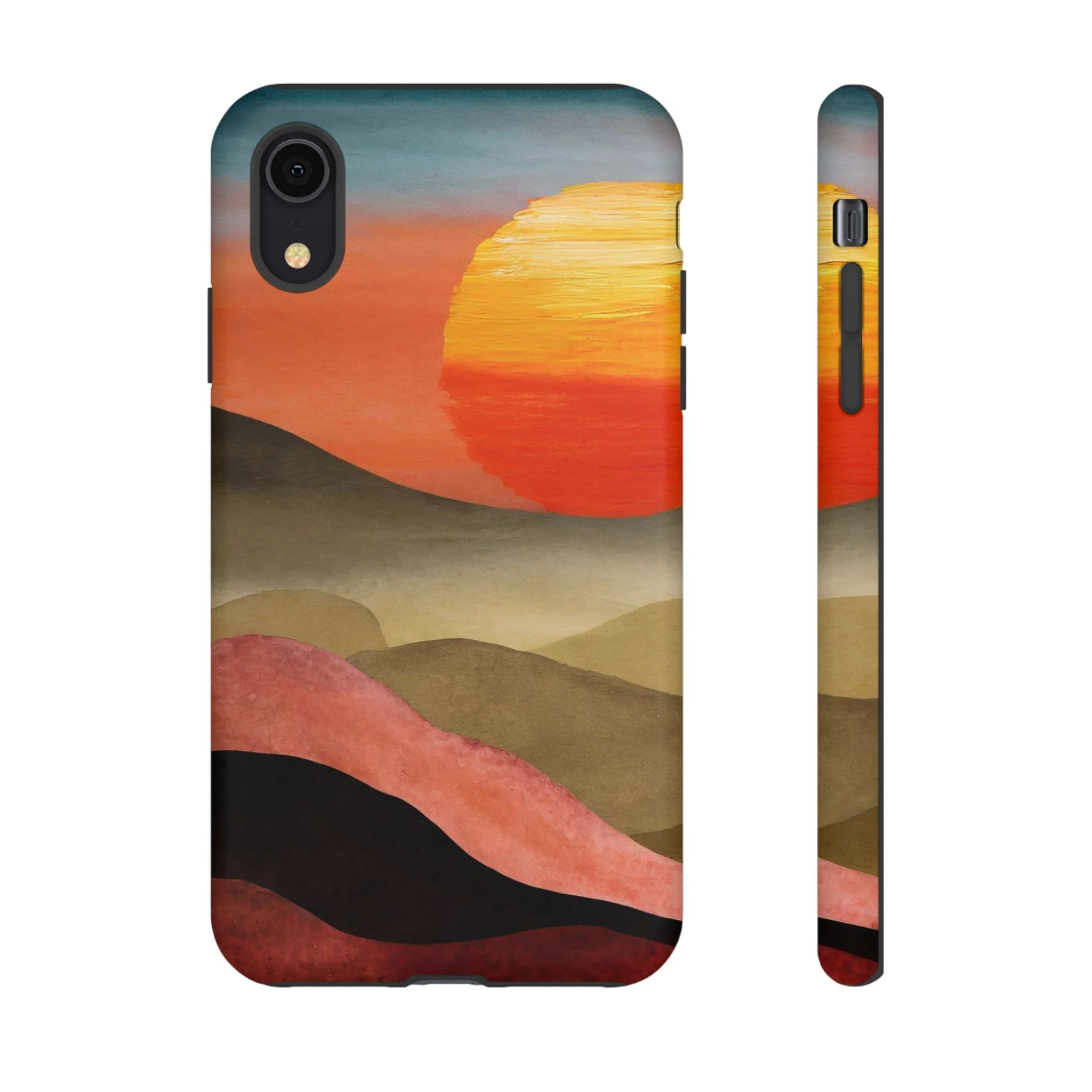 Artistic Sunset Tough Phone Case - Image 6