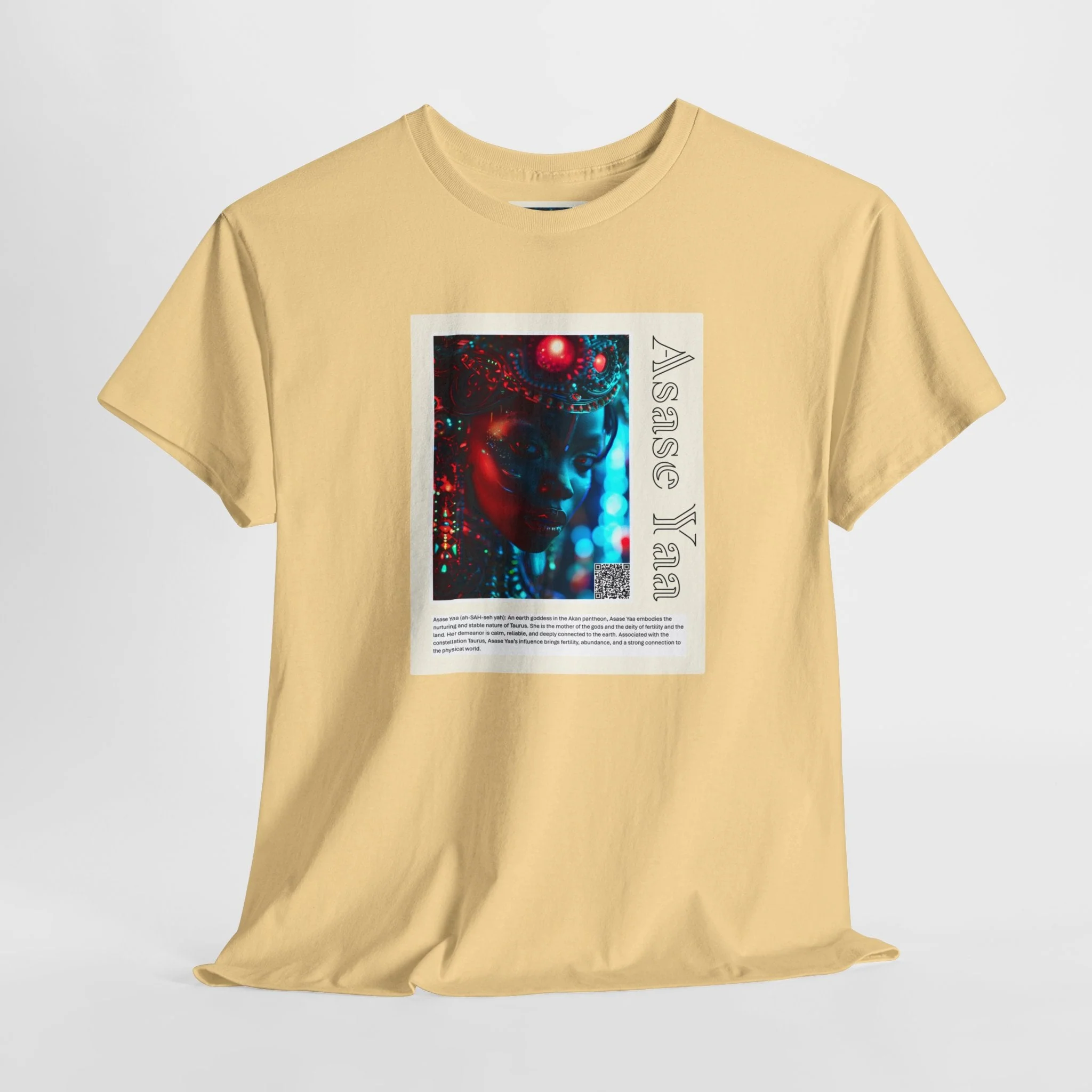 Asase Yaa Aziza & Fae Unisex Heavy Cotton Tee - Image 99
