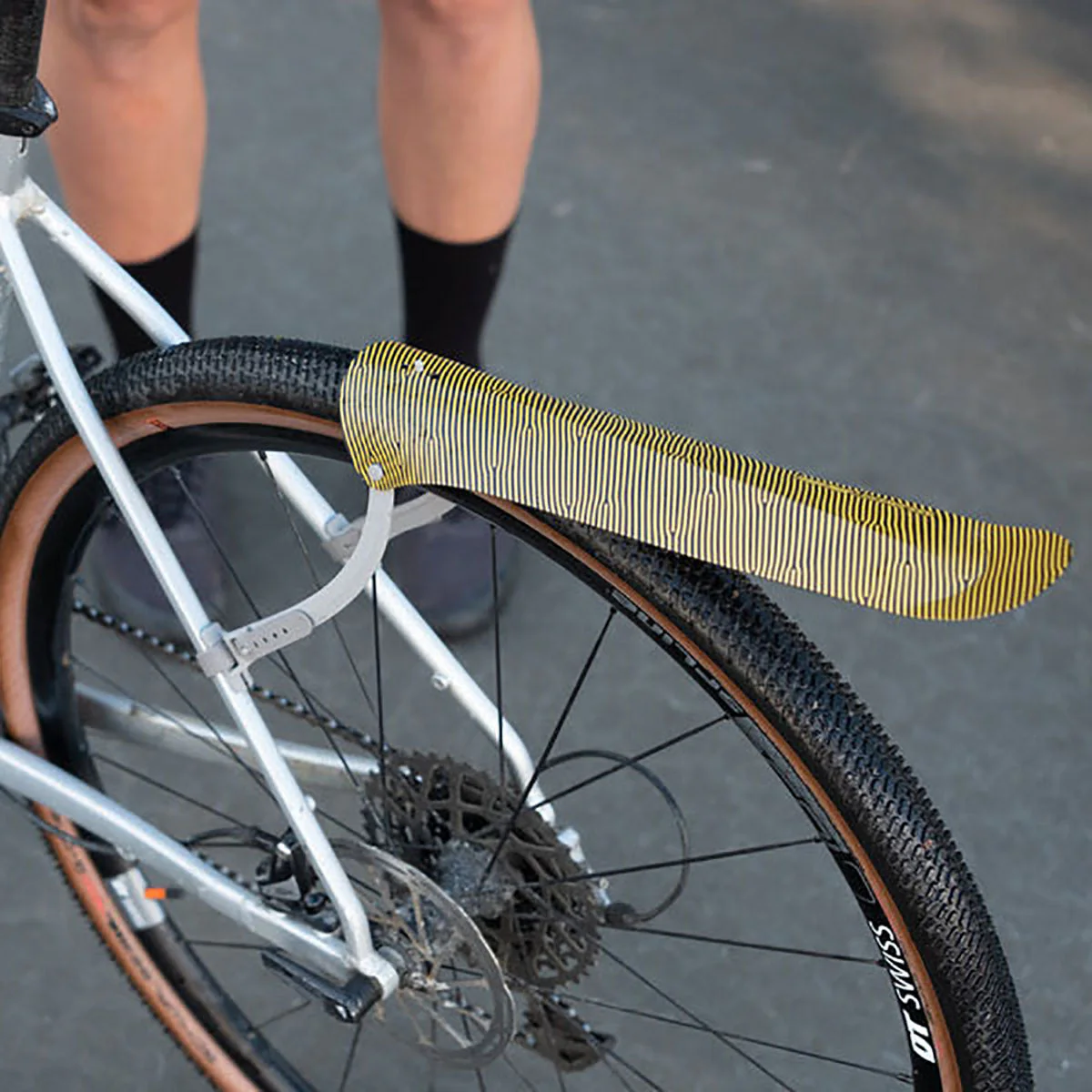 Ass Savers Win Wing Gravel Rear Mudguard w/ Grey Wishbone - Image 6