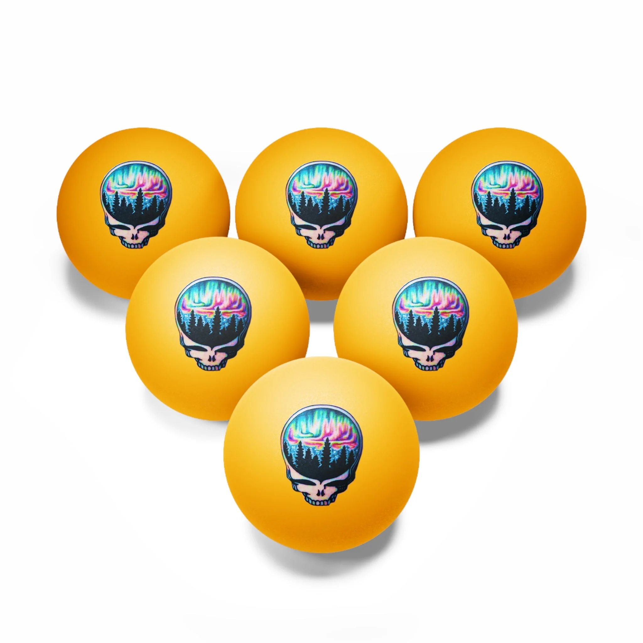 Aurora Borealis 6 pack Ping Pong Balls - Image 7