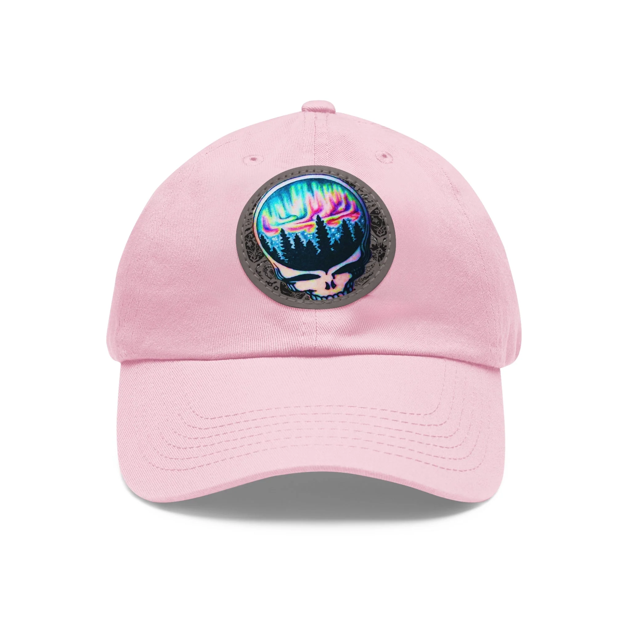 Aurora Borealis Leather Patch Cap - Image 3