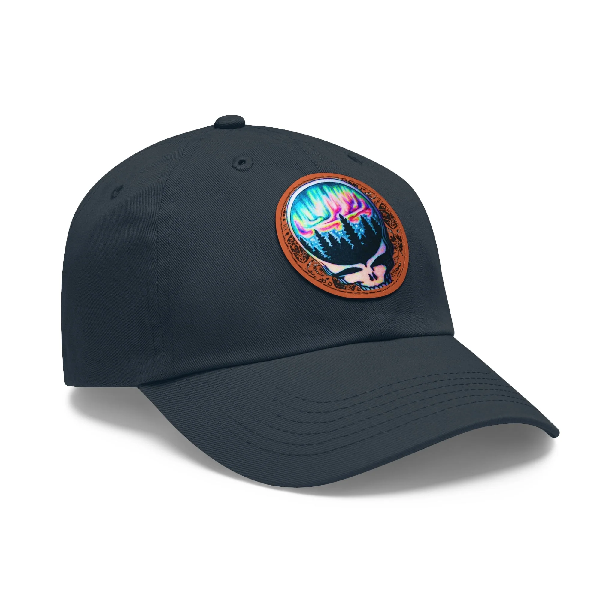 Aurora Borealis Leather Patch Cap - Image 9