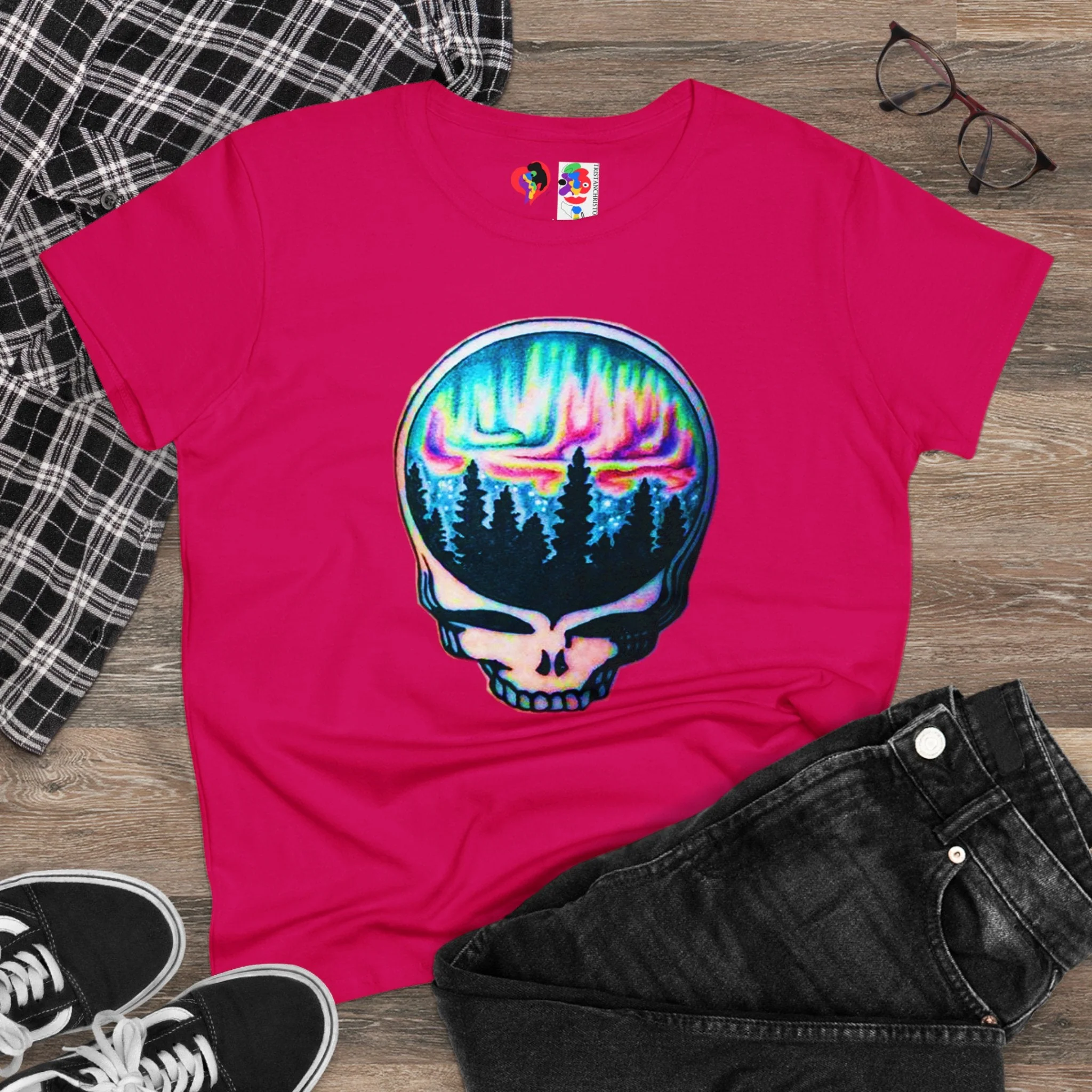 Aurora Borealis Women's Tee - Image 24