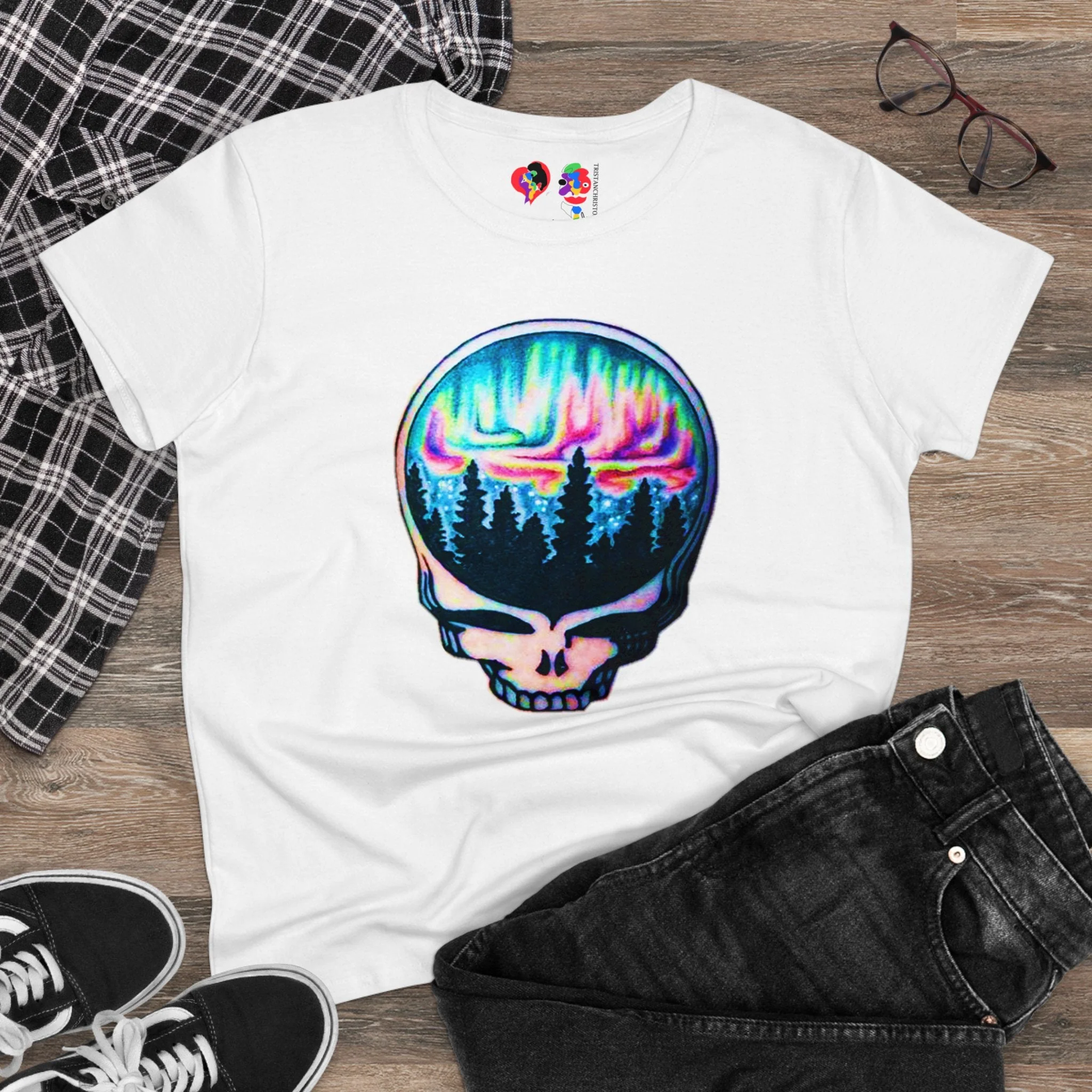 Aurora Borealis Women's Tee - Image 36