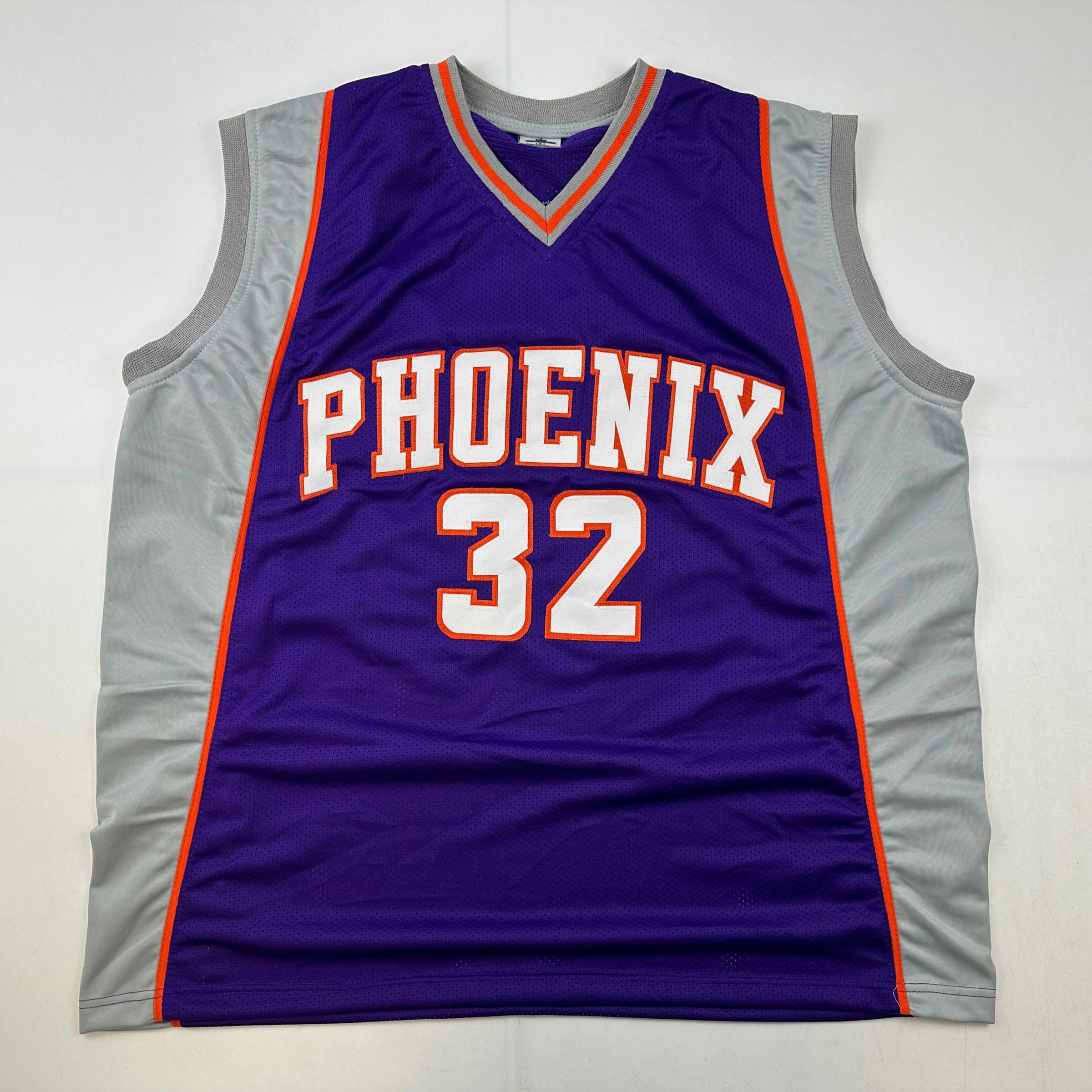 Autographed/Signed Amare Stoudemire Phoenix Purple Basketball Jersey Beckett BAS COA - Image 4