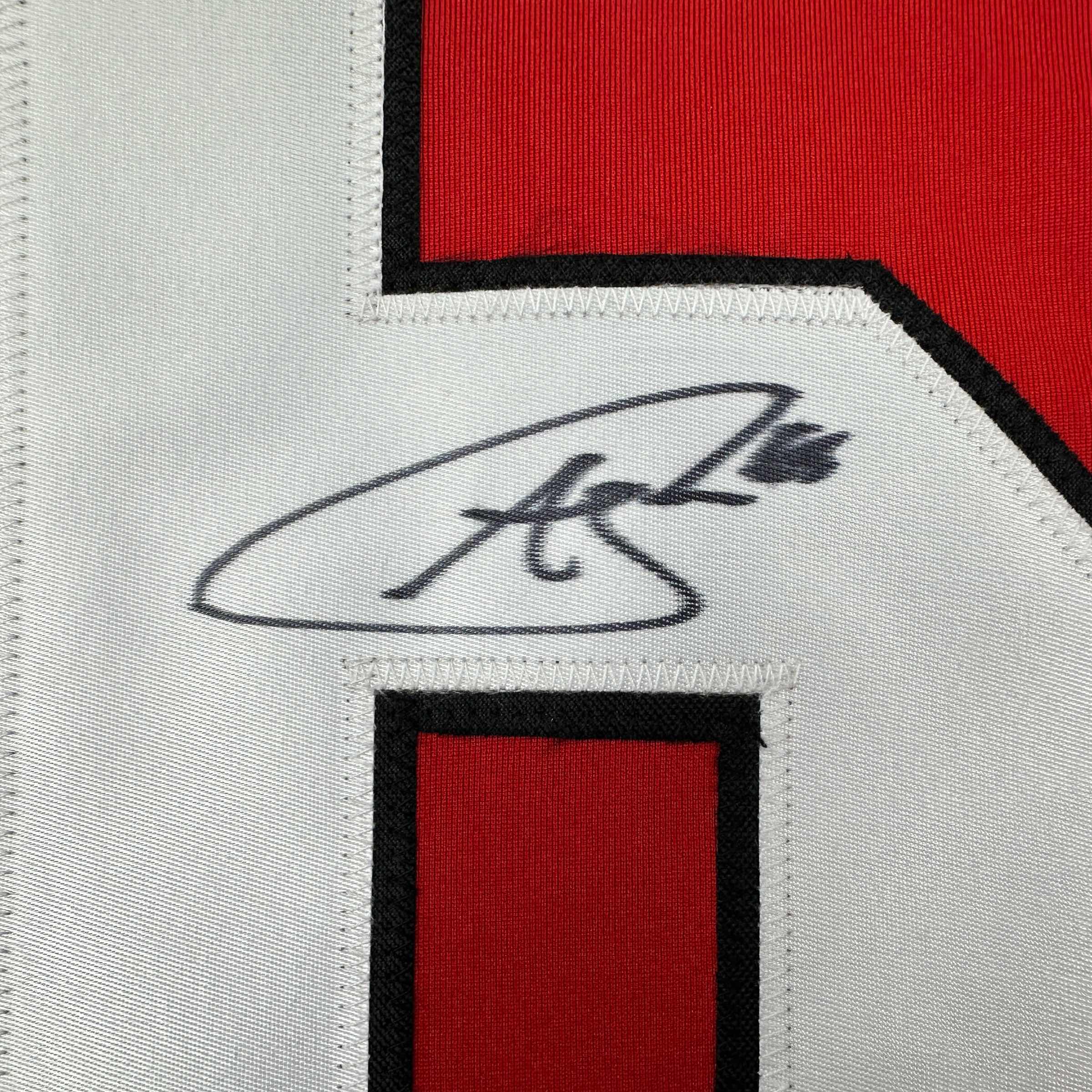 Autographed/Signed Andrew Shaw Chicago Red Hockey Jersey JSA COA - Image 3