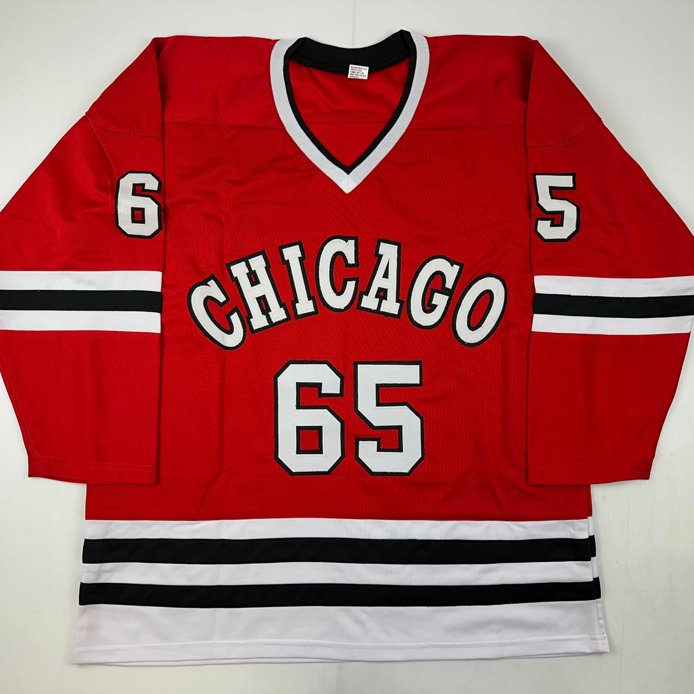 Autographed/Signed Andrew Shaw Chicago Red Hockey Jersey JSA COA - Image 4