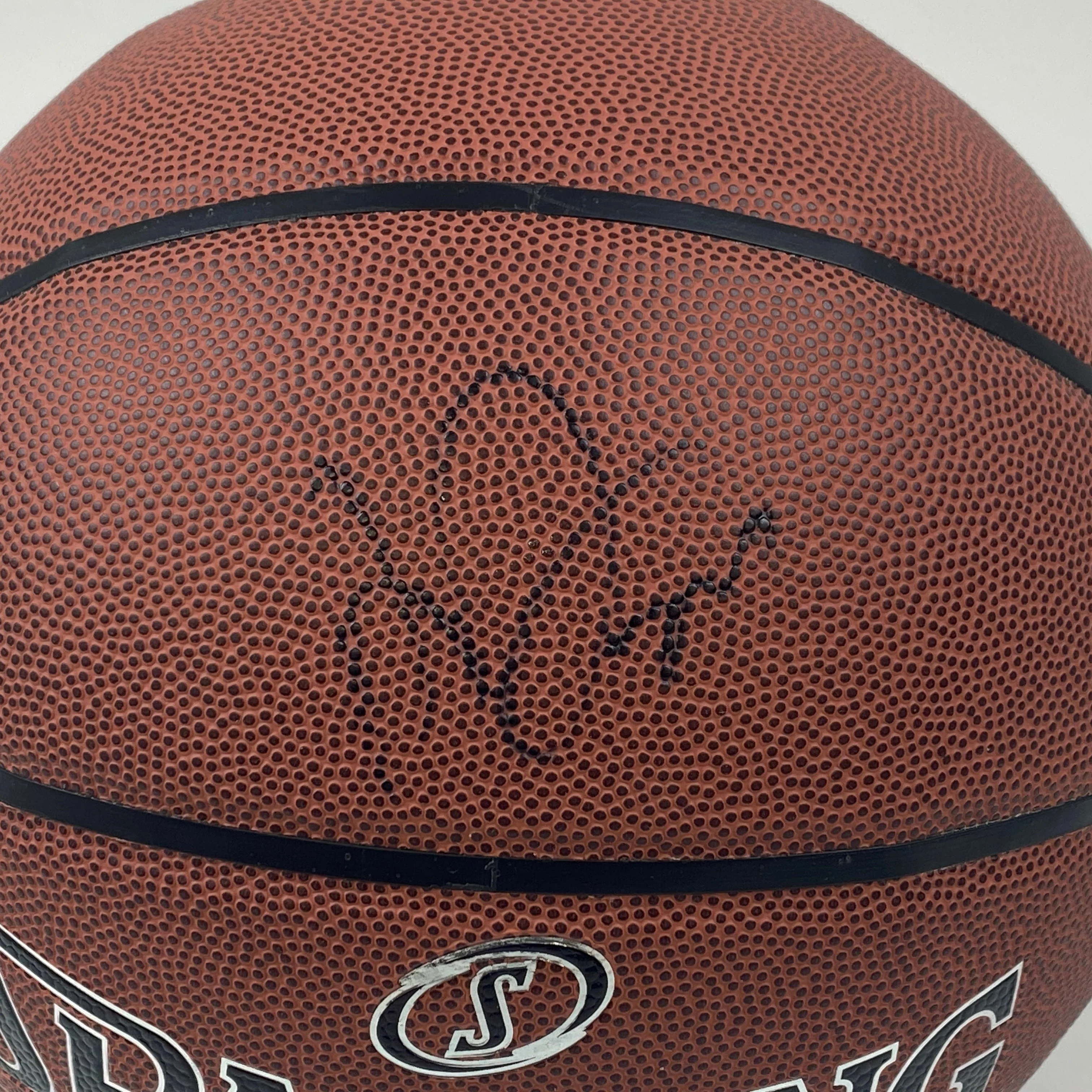 Autographed/Signed Anthony Davis Los Angeles Lakers Full Size Spalding Basketball PSA/DNA COA - Image 2