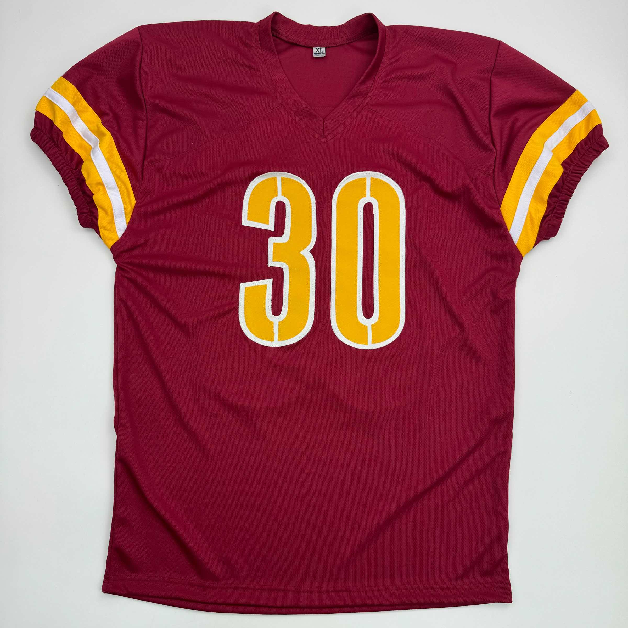 Autographed/Signed Austin Ekeler Washington Burgundy Football Jersey Beckett BAS COA - Image 4
