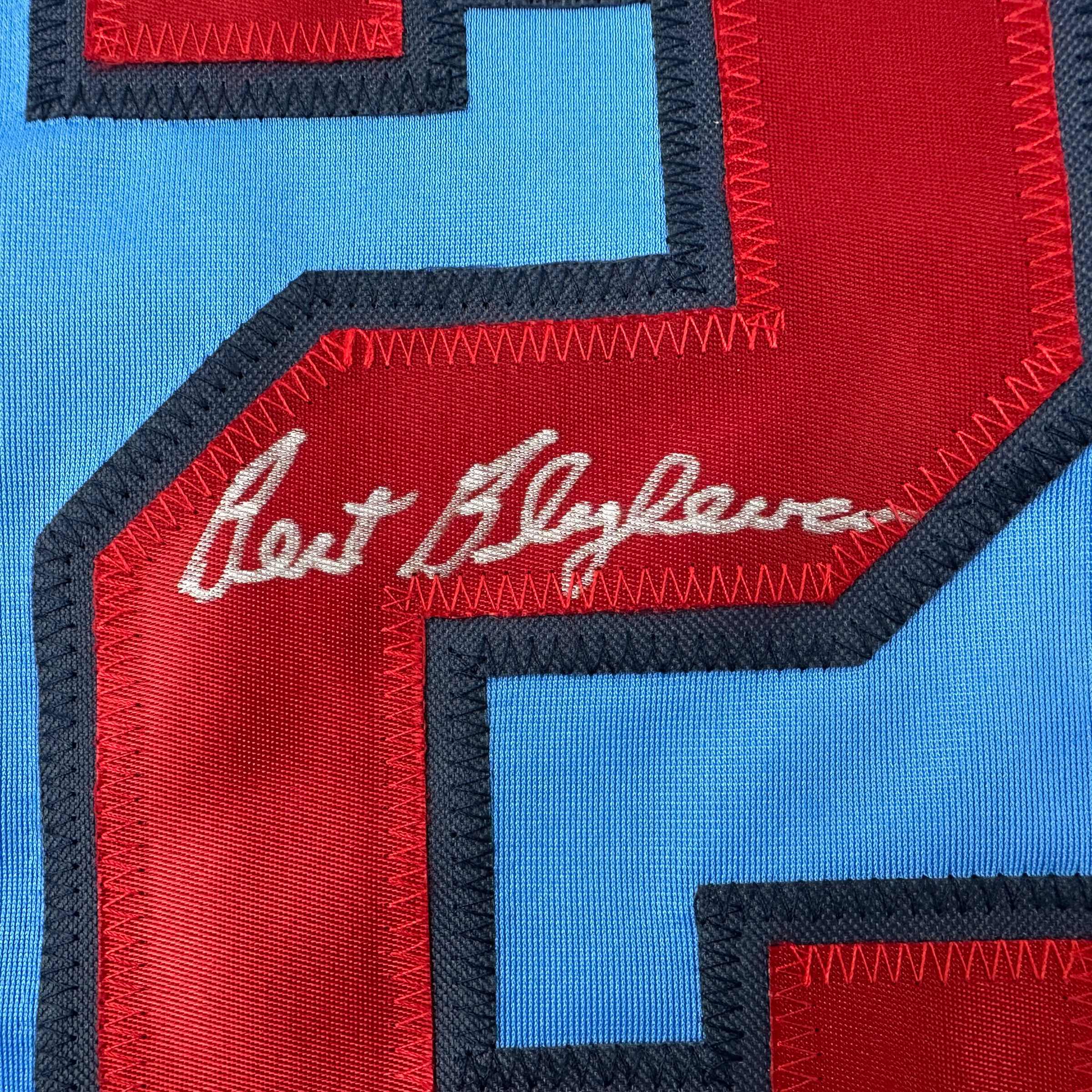 Autographed/Signed Bert Blyleven Minnesota Light Blue Baseball Jersey JSA COA - Image 3