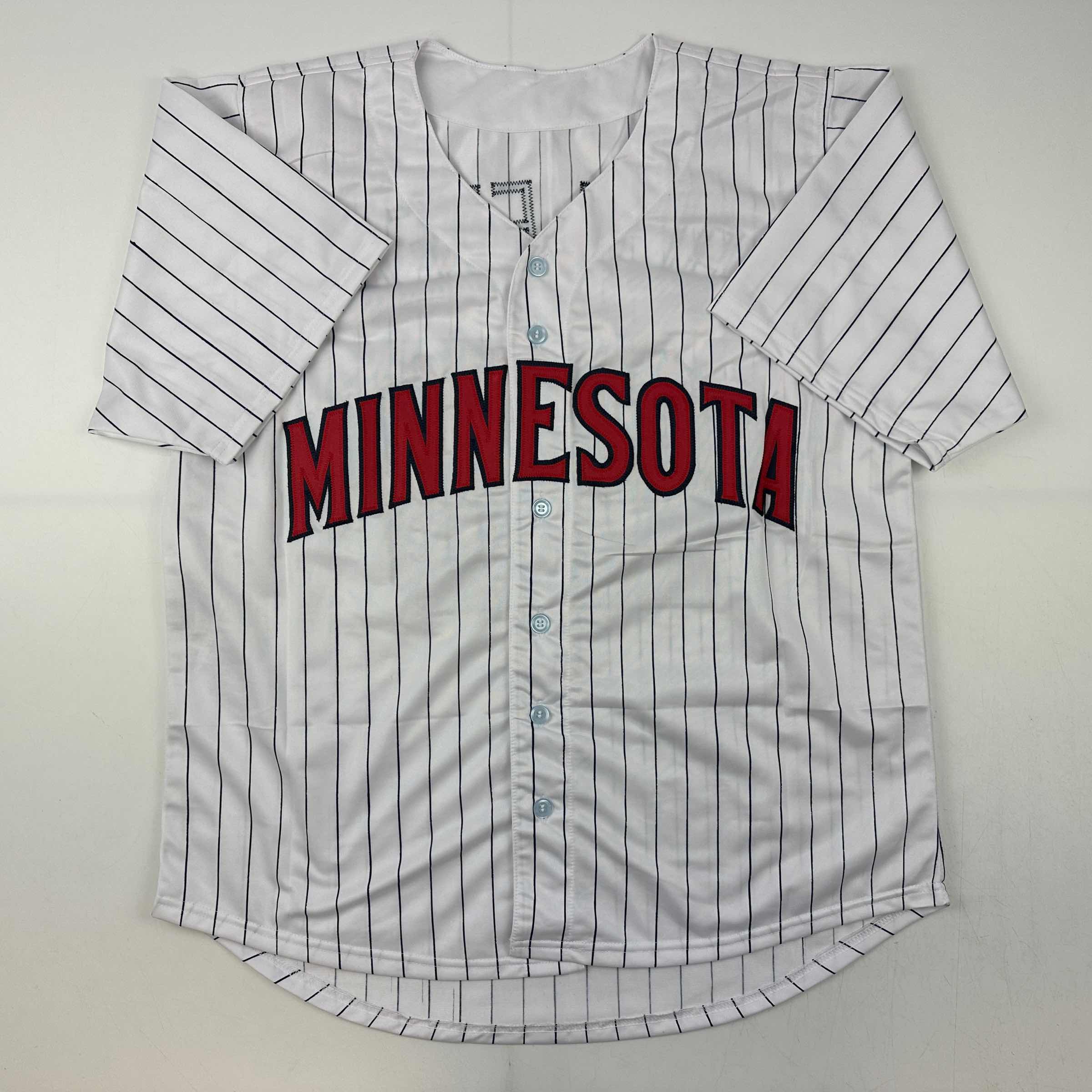 Autographed/Signed Bert Blyleven Minnesota Pinstripe Baseball Jersey JSA COA - Image 4