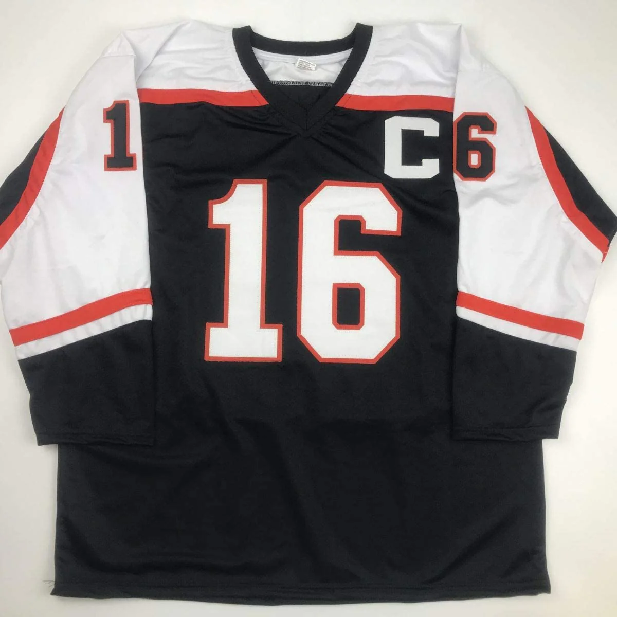 Autographed/Signed Bob Bobby Clarke Philadelphia Black Hockey Jersey JSA COA - Image 4