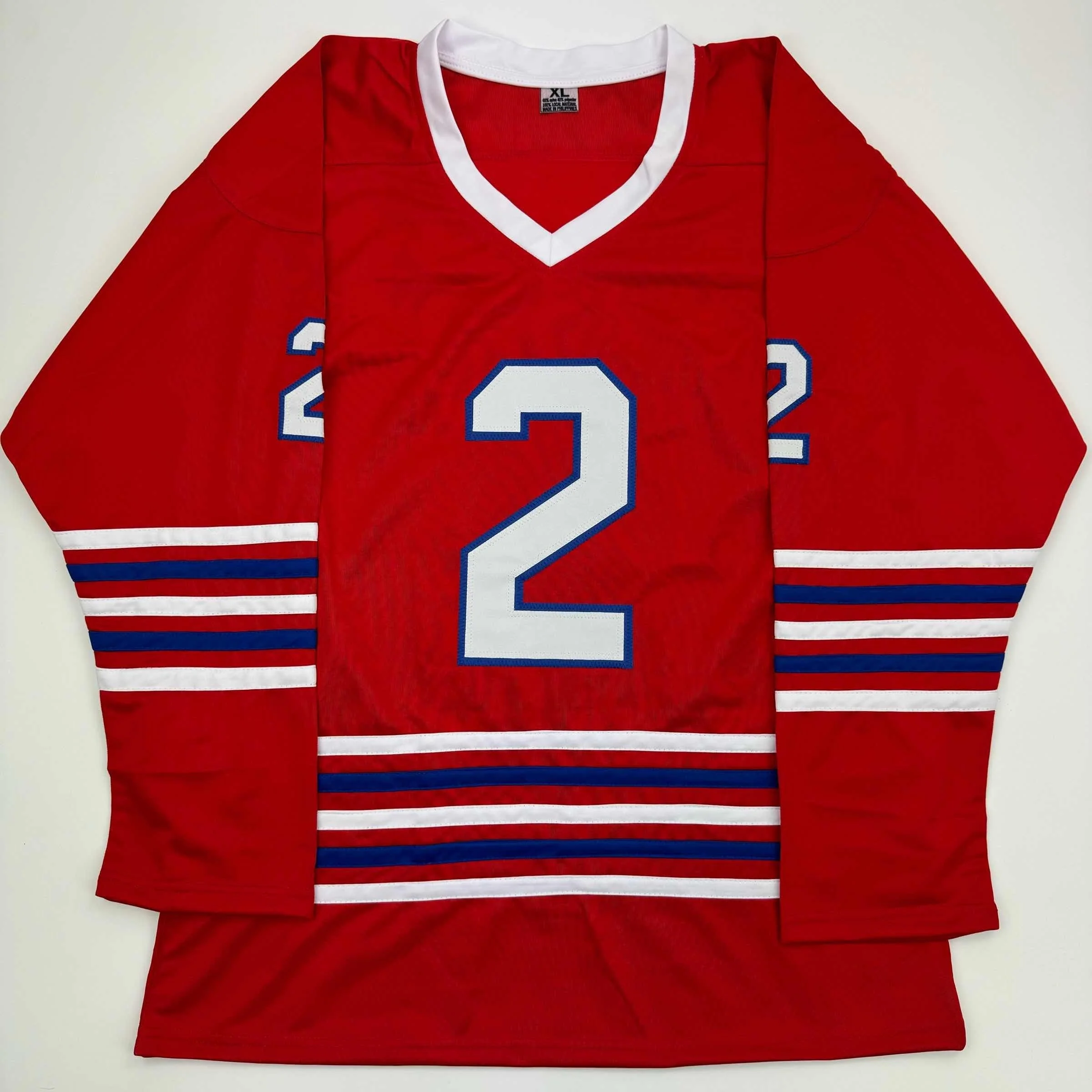 Autographed/Signed Bobby Orr Oshawa Red Hockey Jersey JSA COA - Image 4