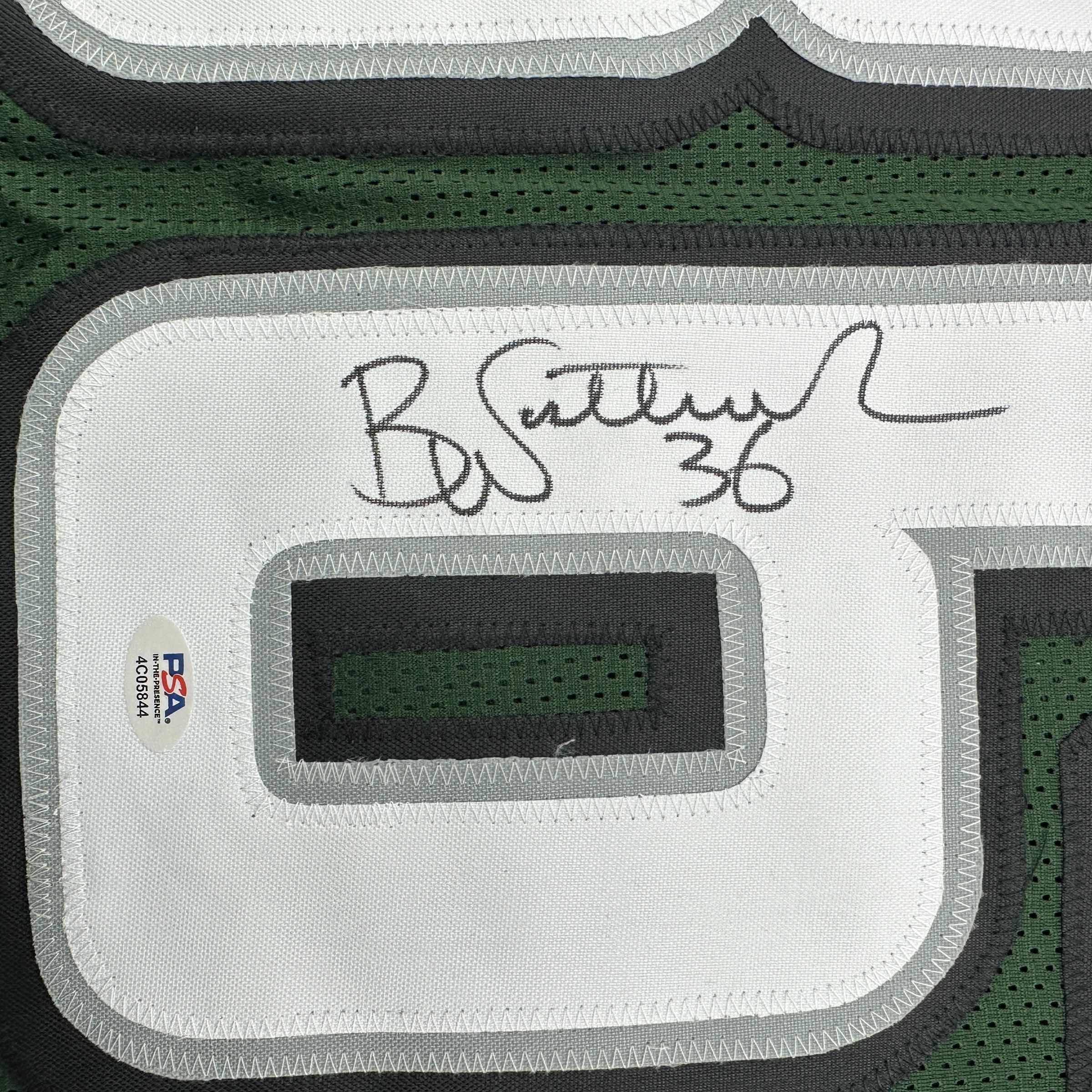 Autographed/Signed Brian Westbrook Philadelphia Green Football Jersey PSA/DNA COA - Image 3