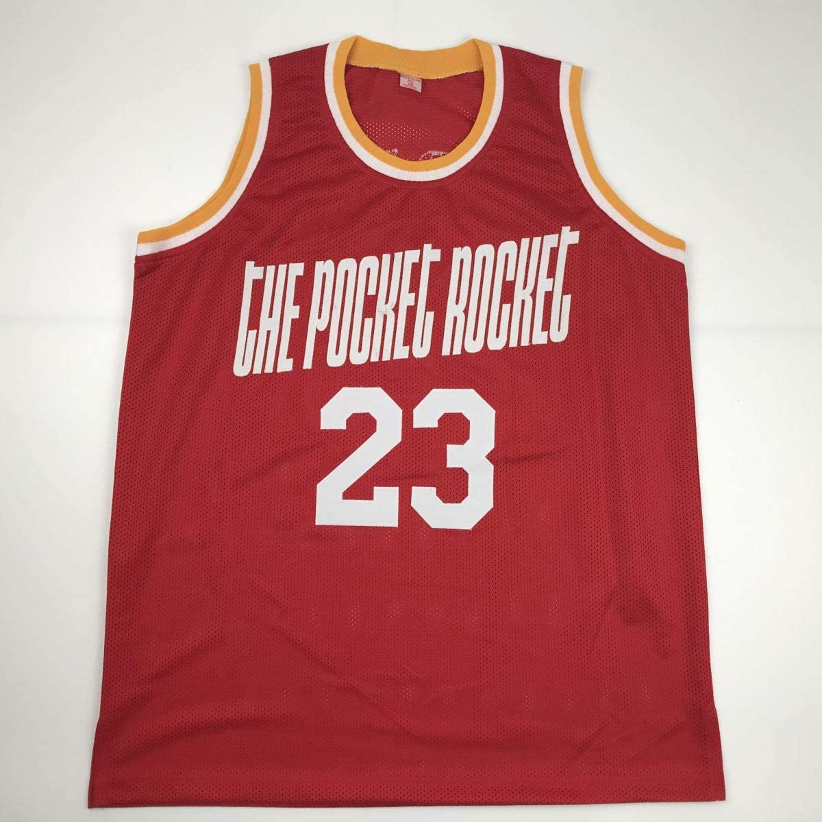 Autographed/Signed Calvin Murphy Houston Red Basketball Jersey PSA/DNA COA - Image 4