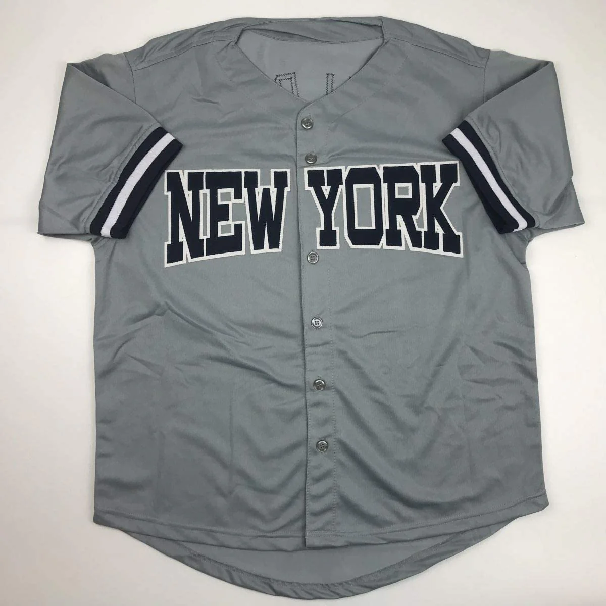 Autographed/Signed Cecil Fielder New York Grey Baseball Jersey JSA COA - Image 4